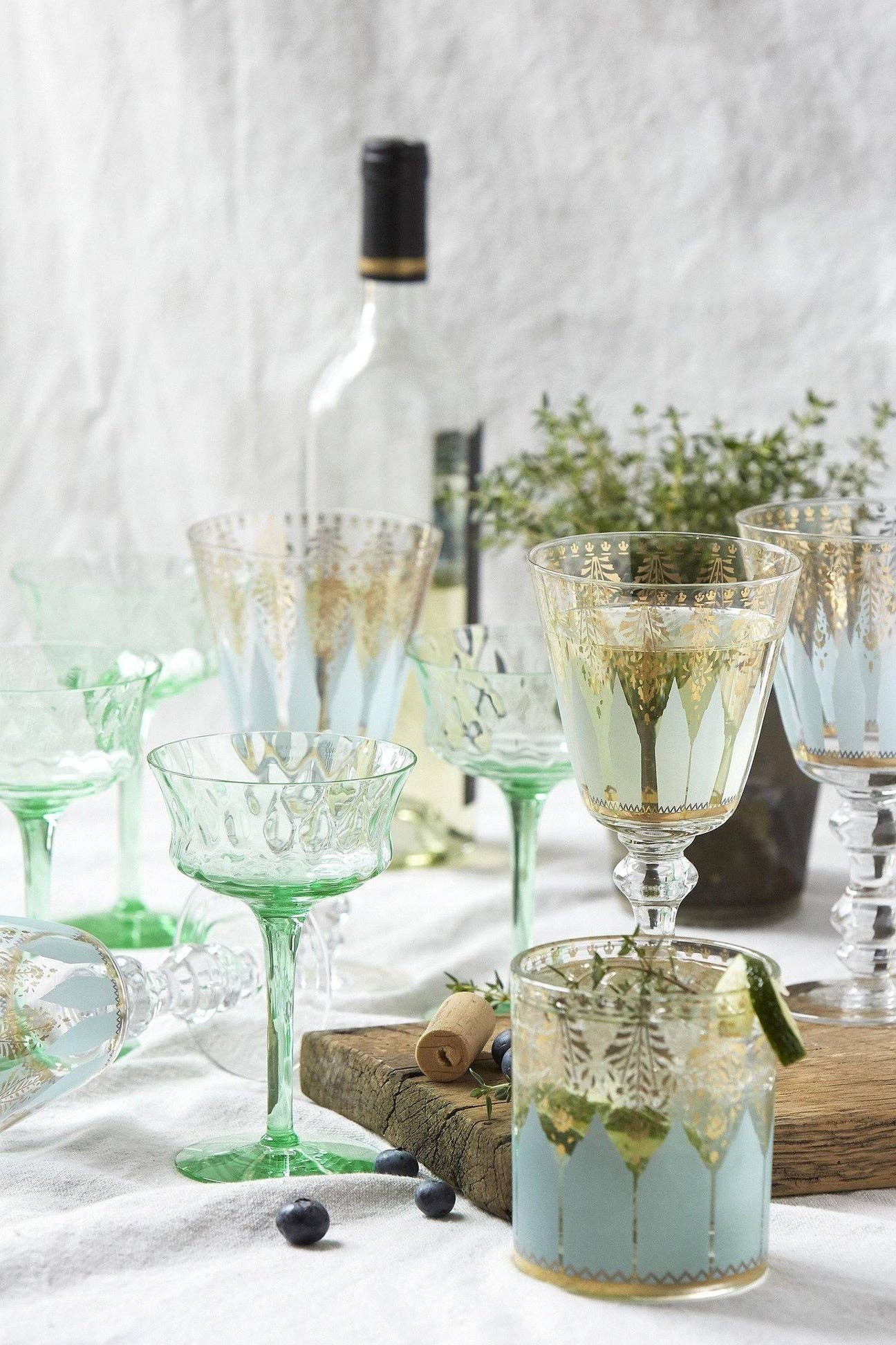 Patina Vie Aquarius Rocks Glass
