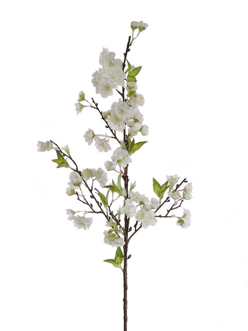 White Cherry Blossom Spray