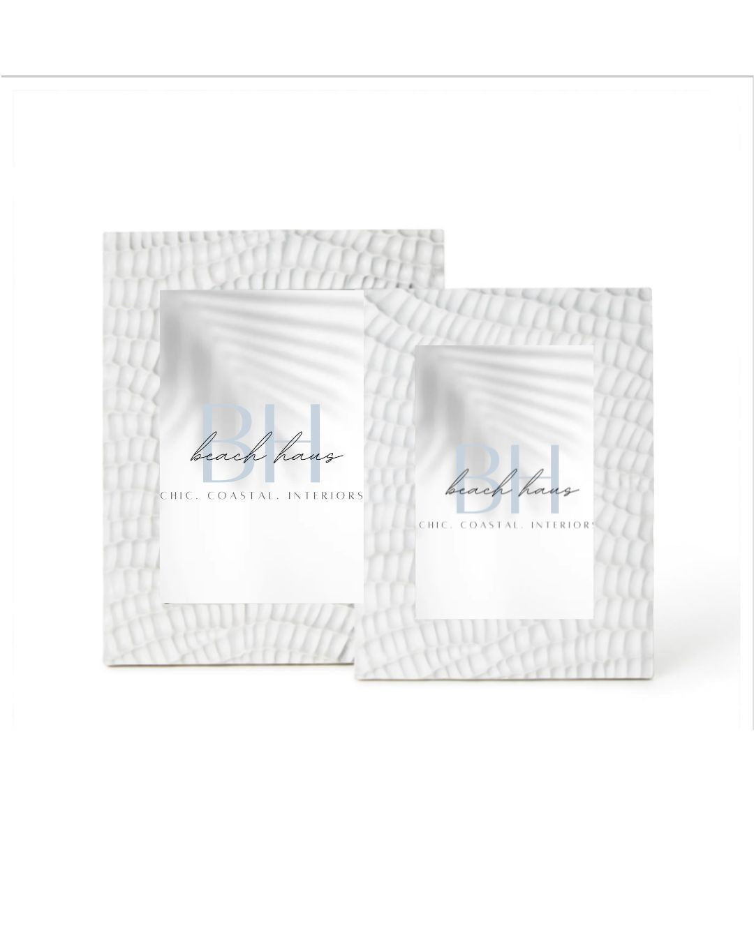 White Coral Reef Photo Frame