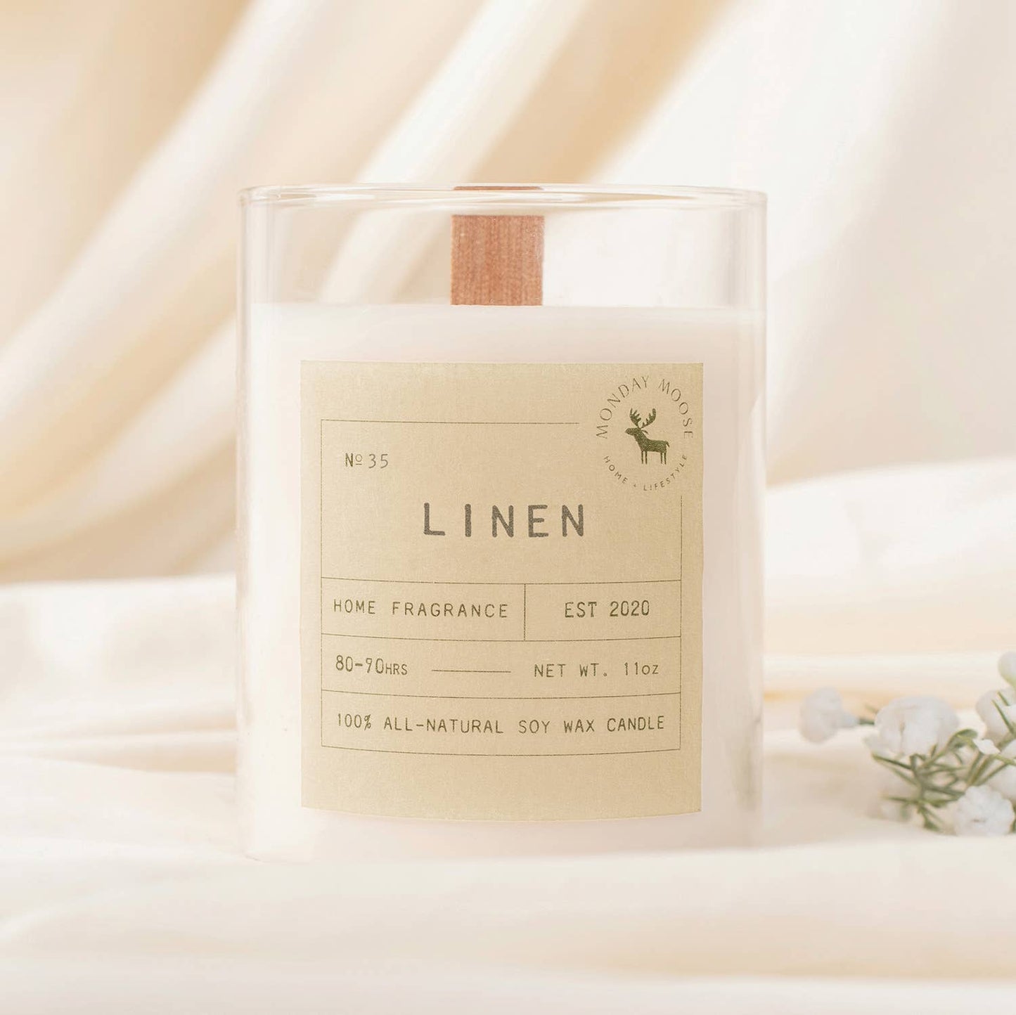 Sun Candle N. 35 (Linen, 11 oz.)
