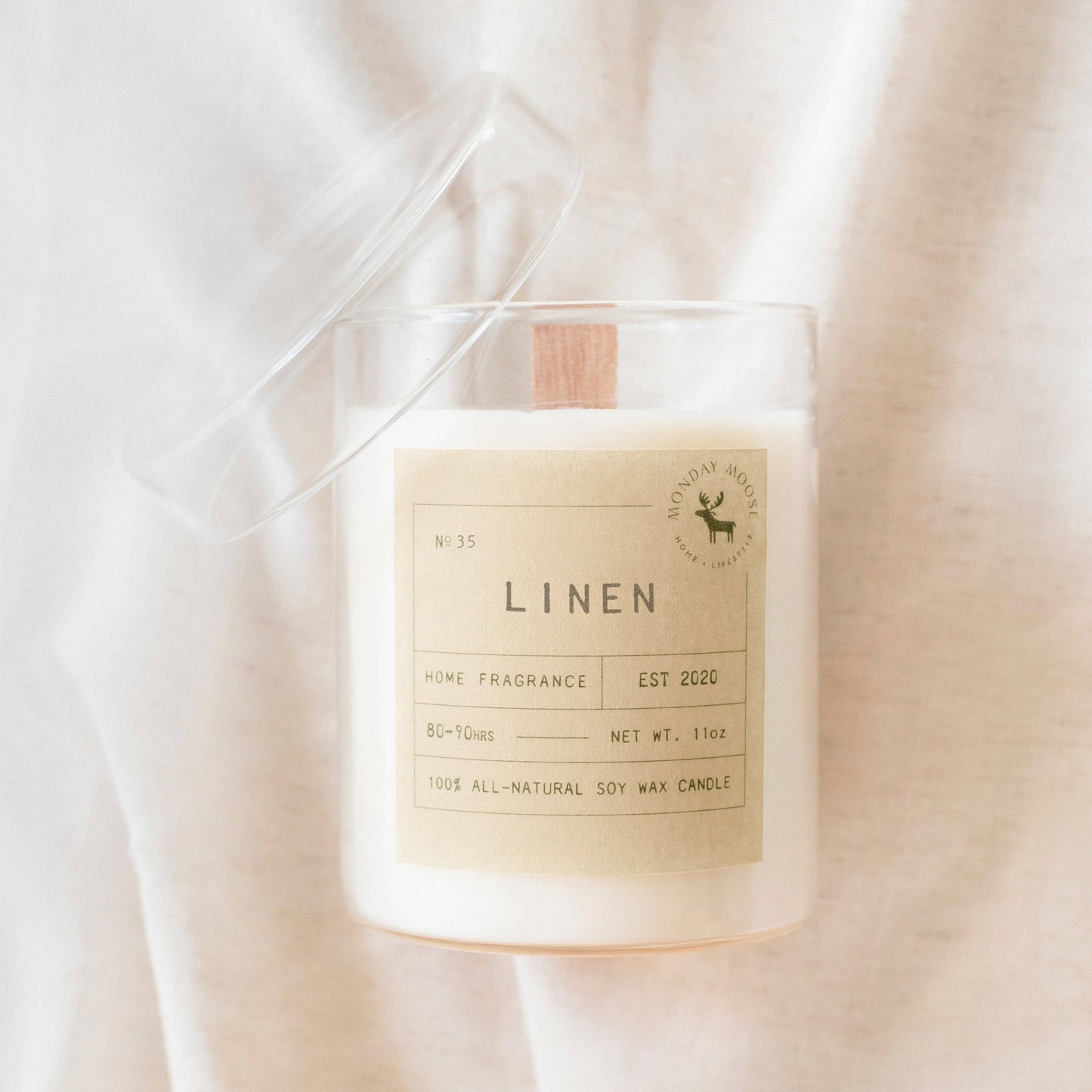 Sun Candle N. 35 (Linen, 11 oz.)