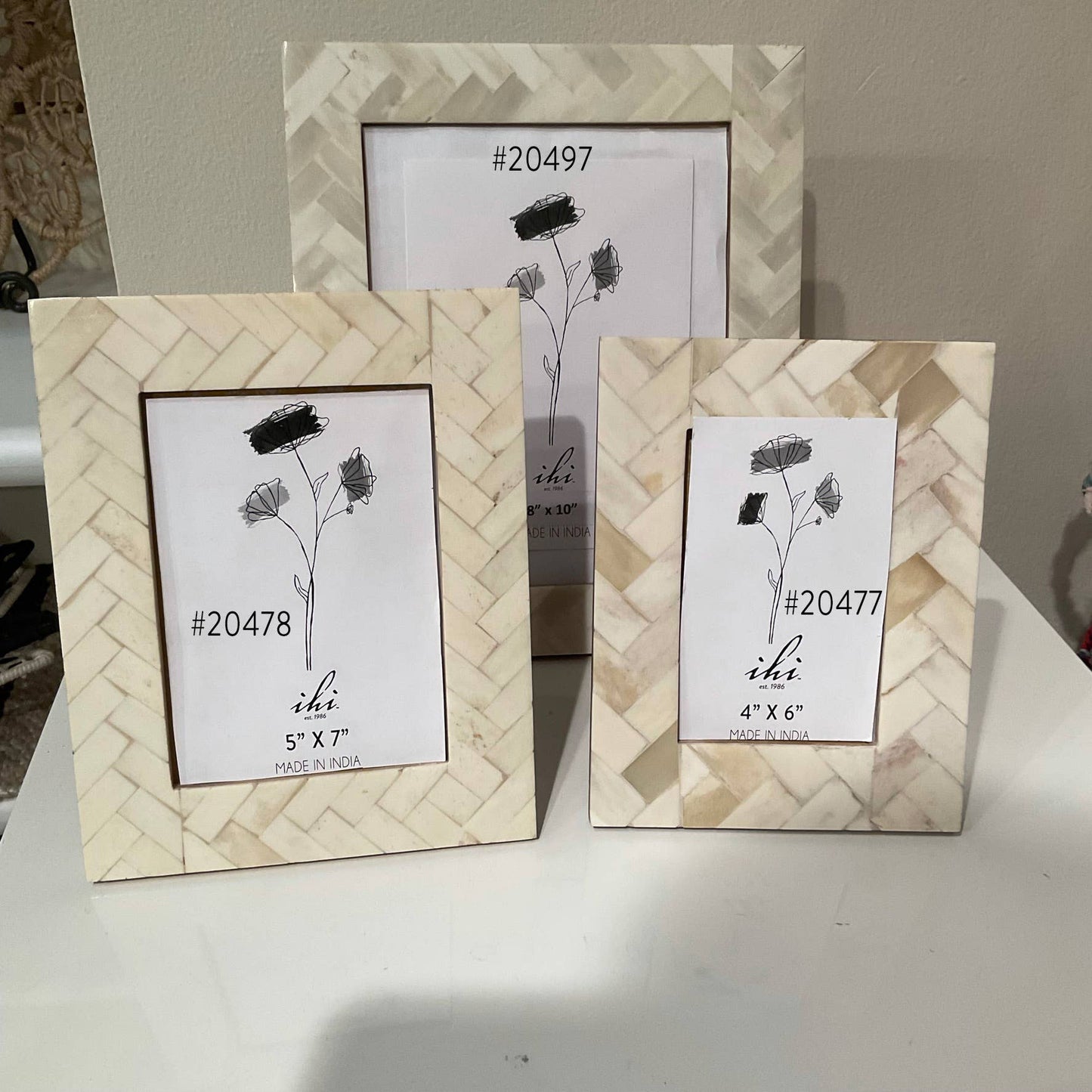 Chevron Photo Frames