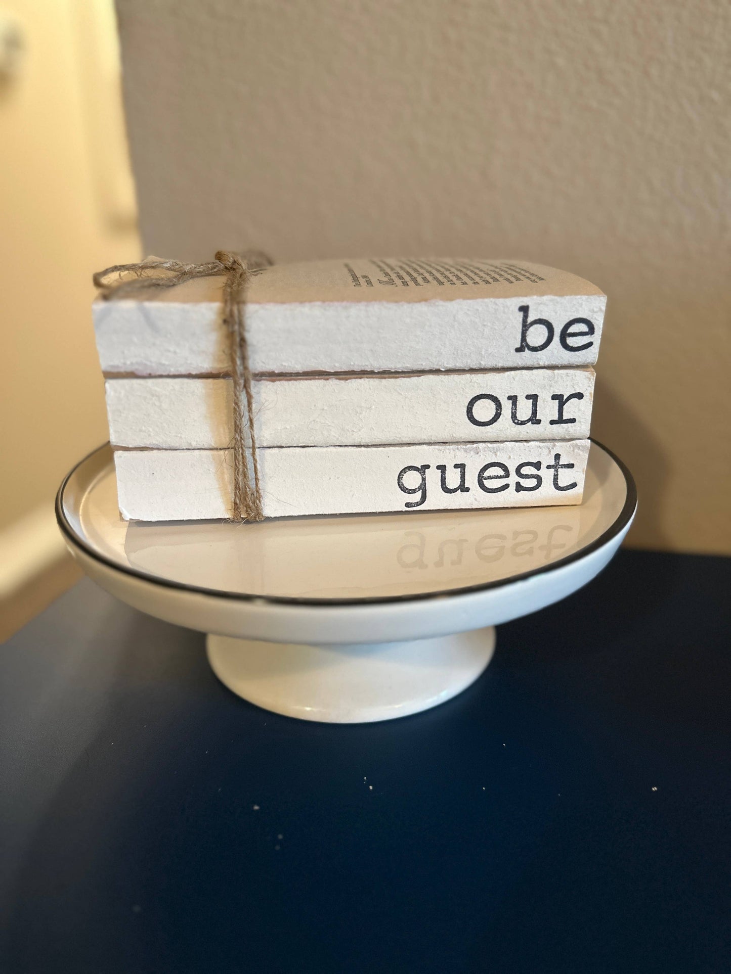 Be Our Guest Book Stack
