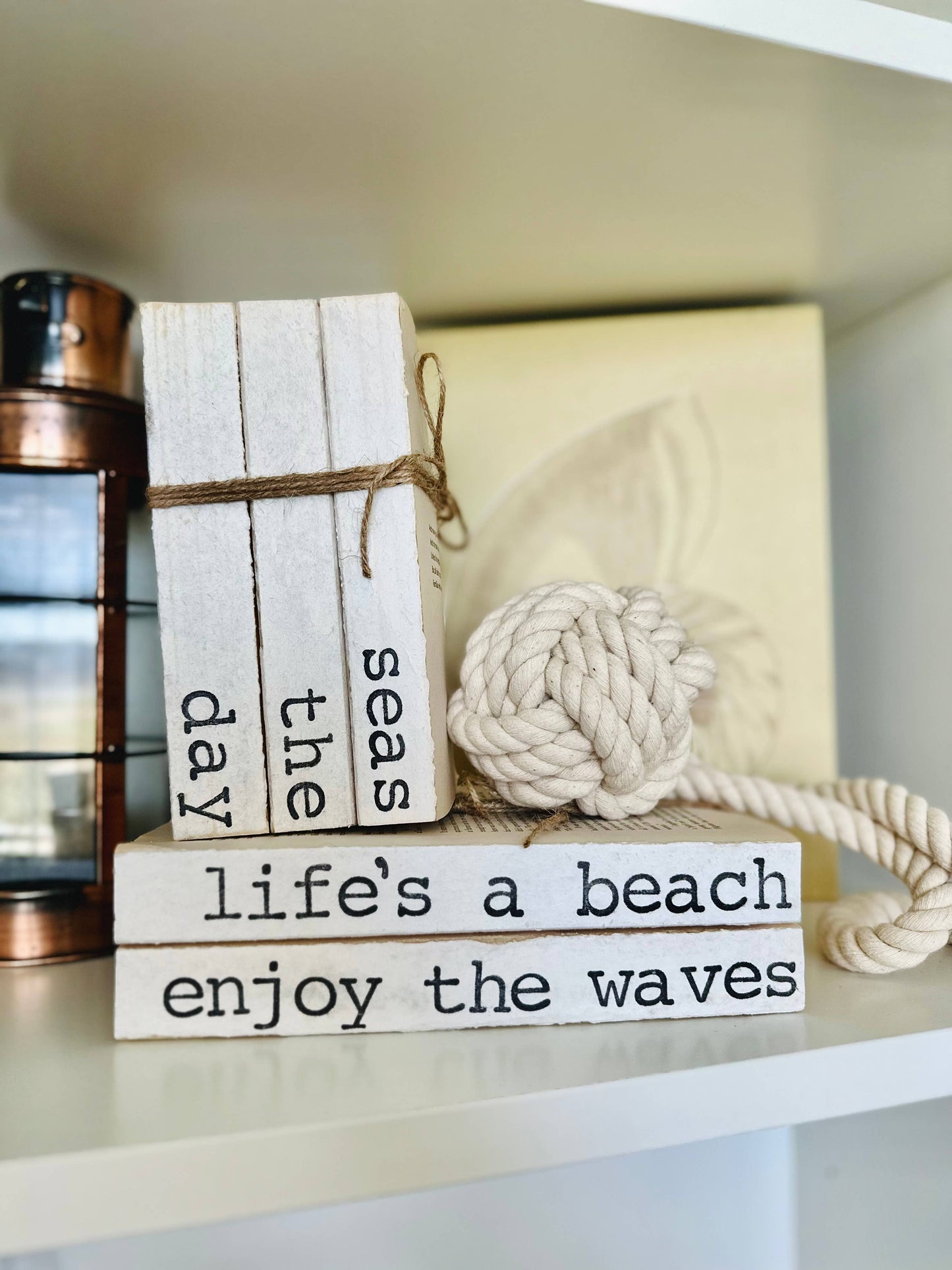 Life's a beach enjoy the waves Book Stack