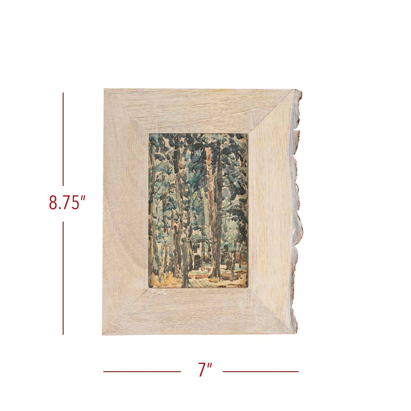 Silvered Wood Frame
