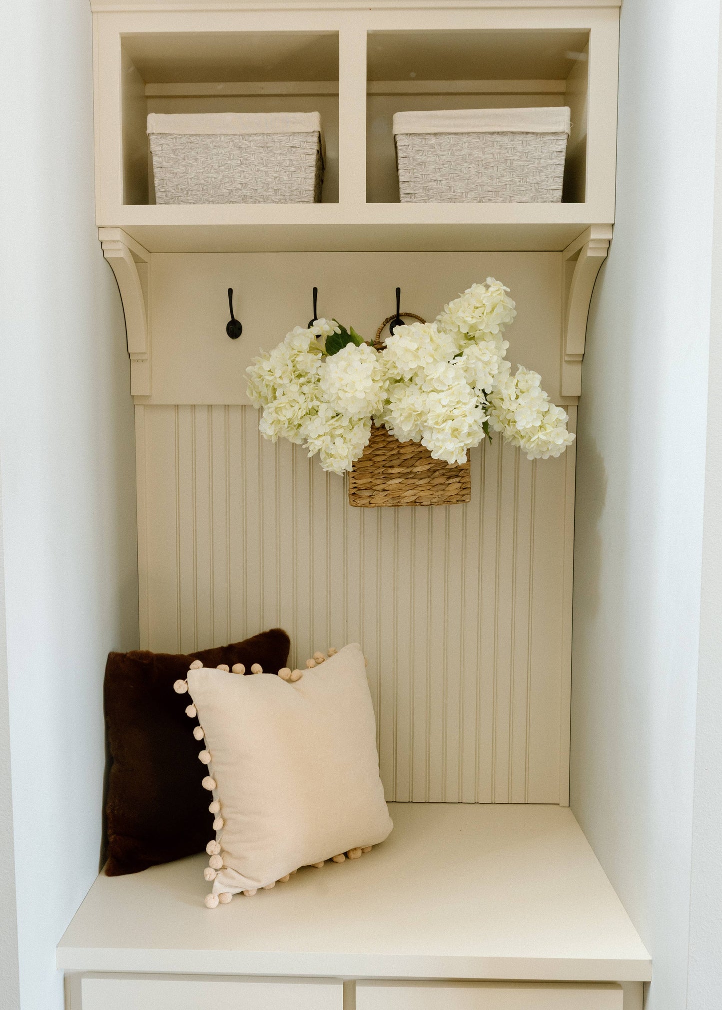 Ivory Cone Hydrangea Spray Large