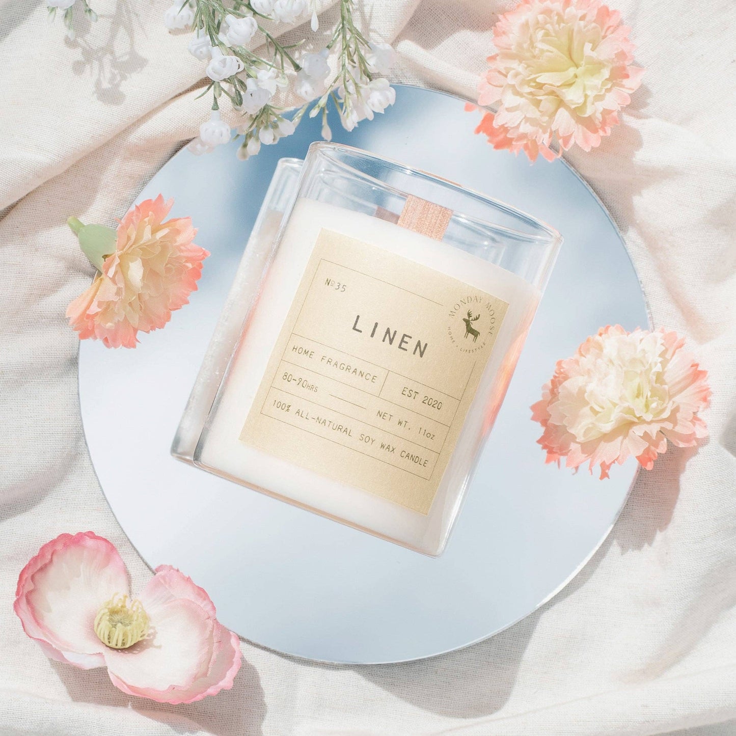 Sun Candle N. 35 (Linen, 11 oz.)