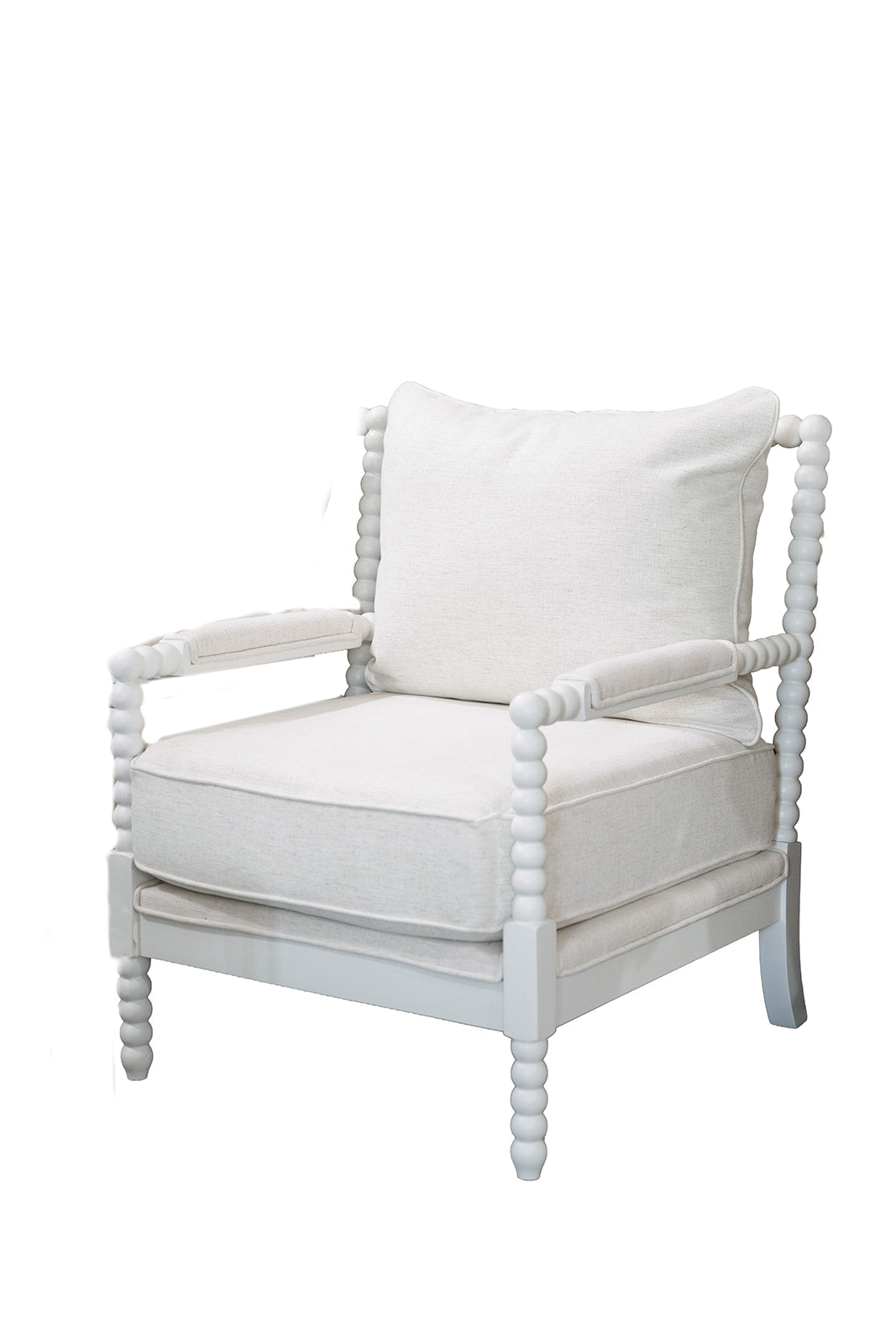 Upholstered Spindle Chair