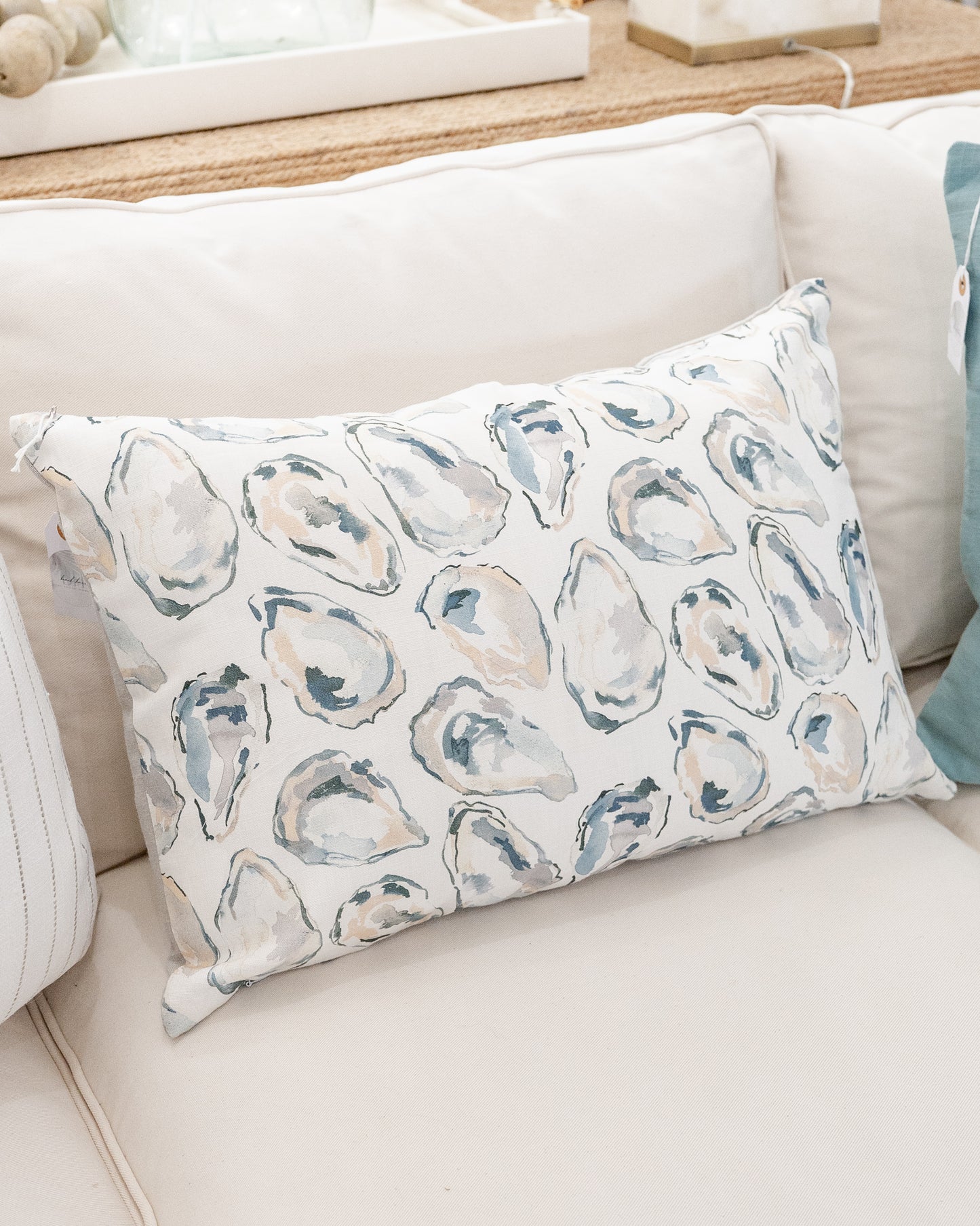 Oyster Shell Pillow Cover