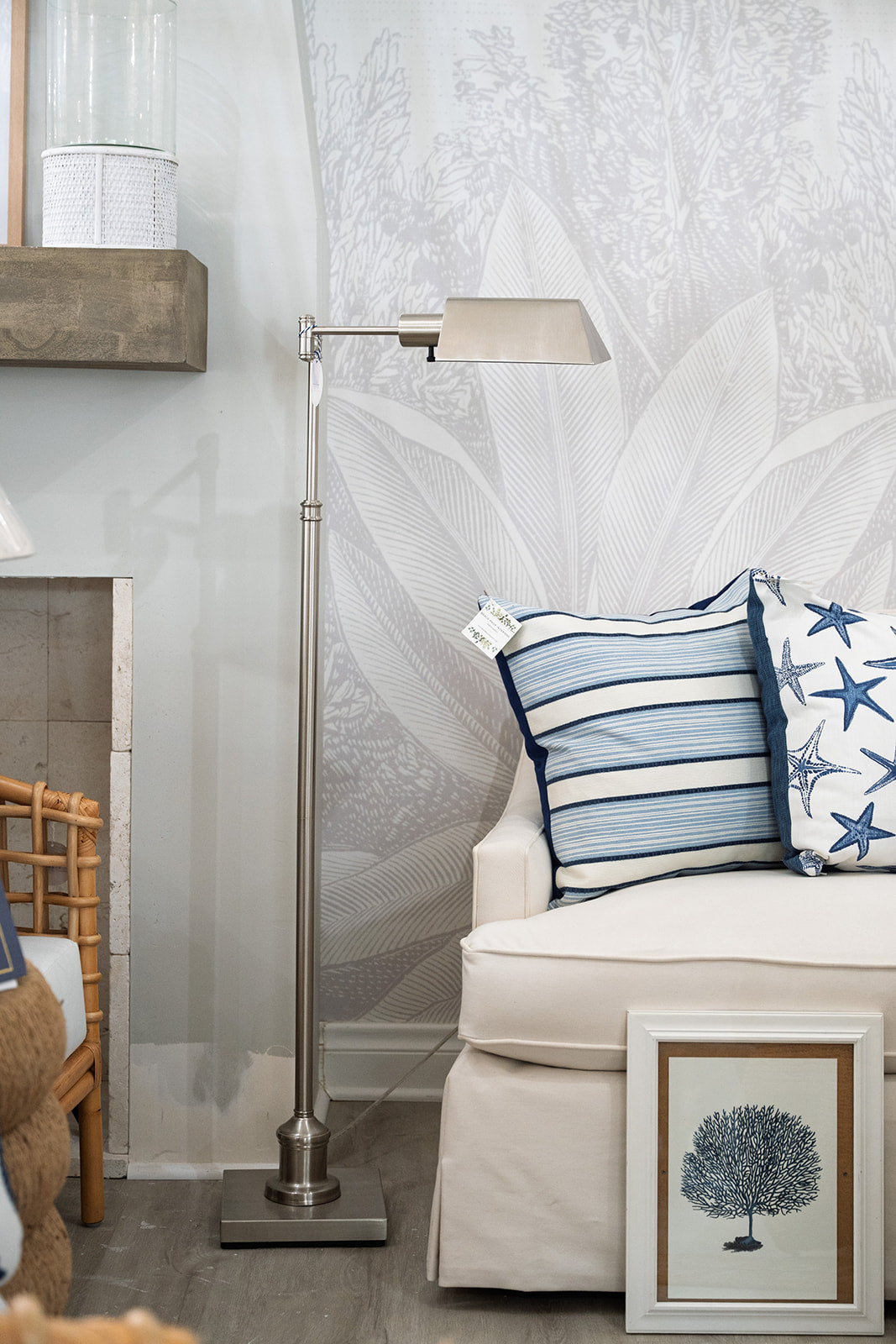 Brushed Nickel Pharmacy Lamp