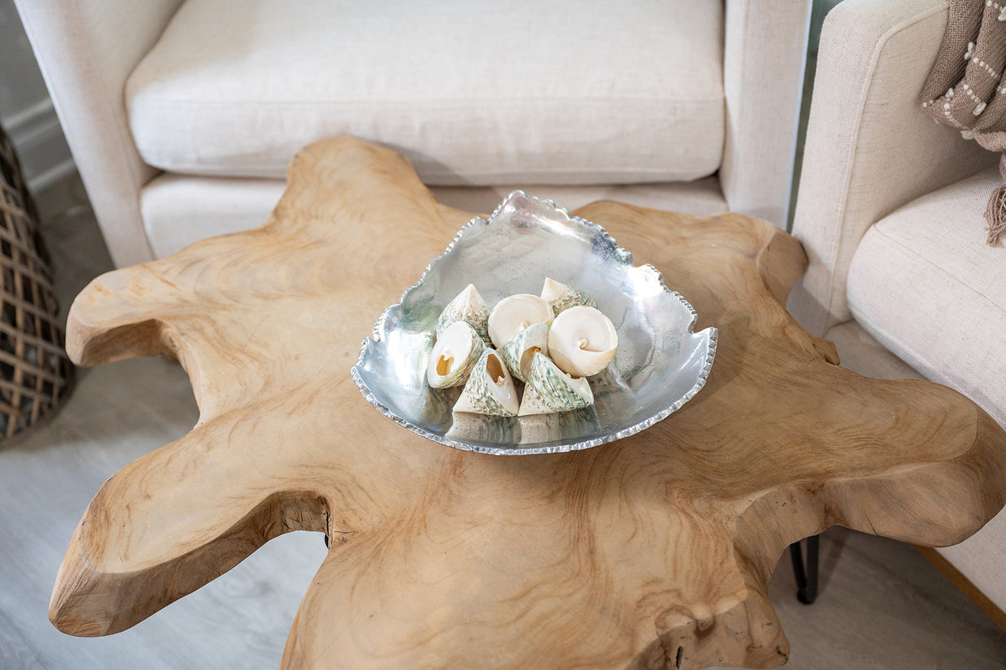 Floral Silver Bowl