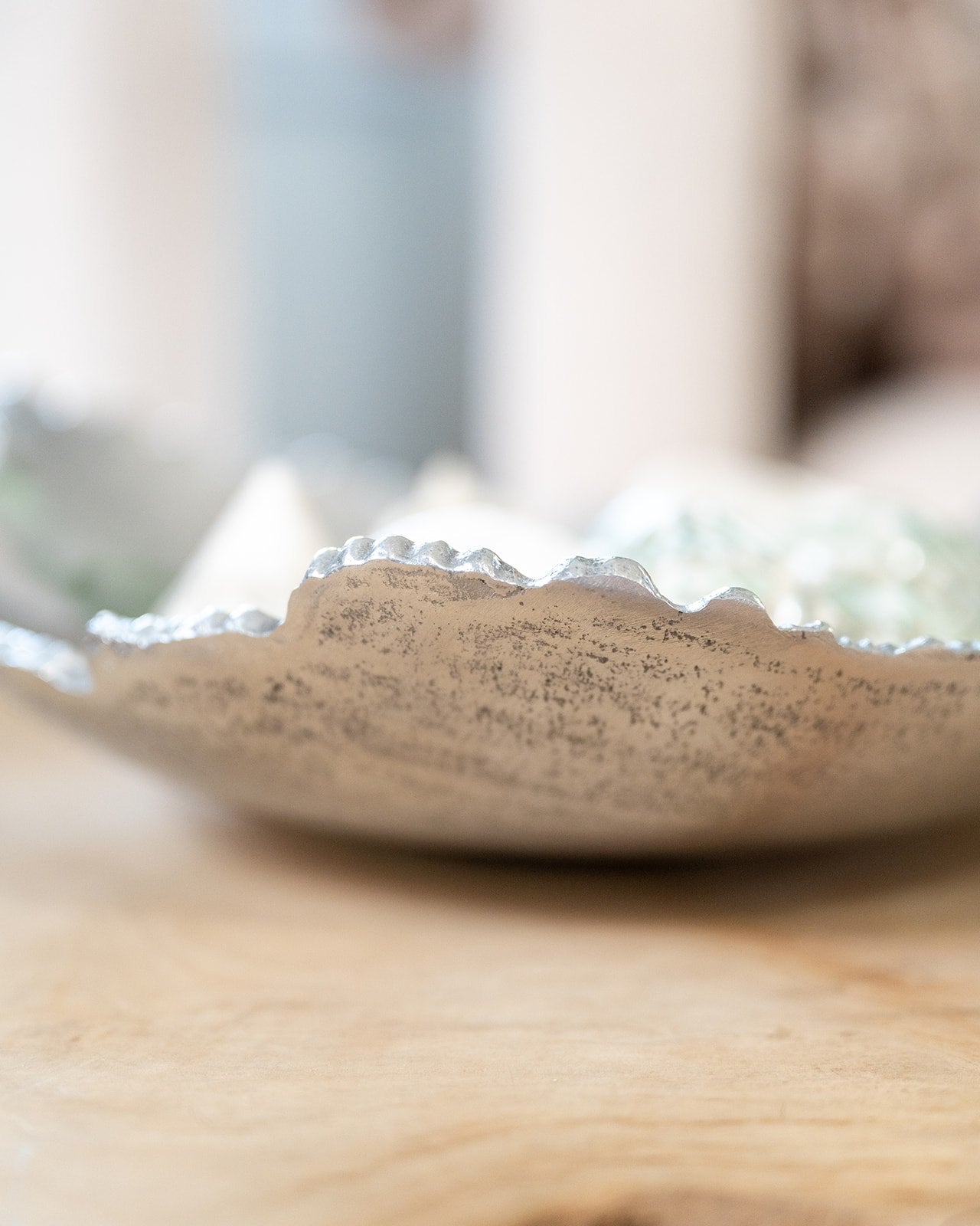 Floral Silver Bowl