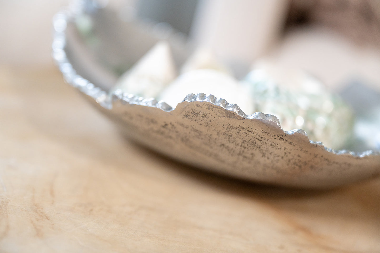 Floral Silver Bowl