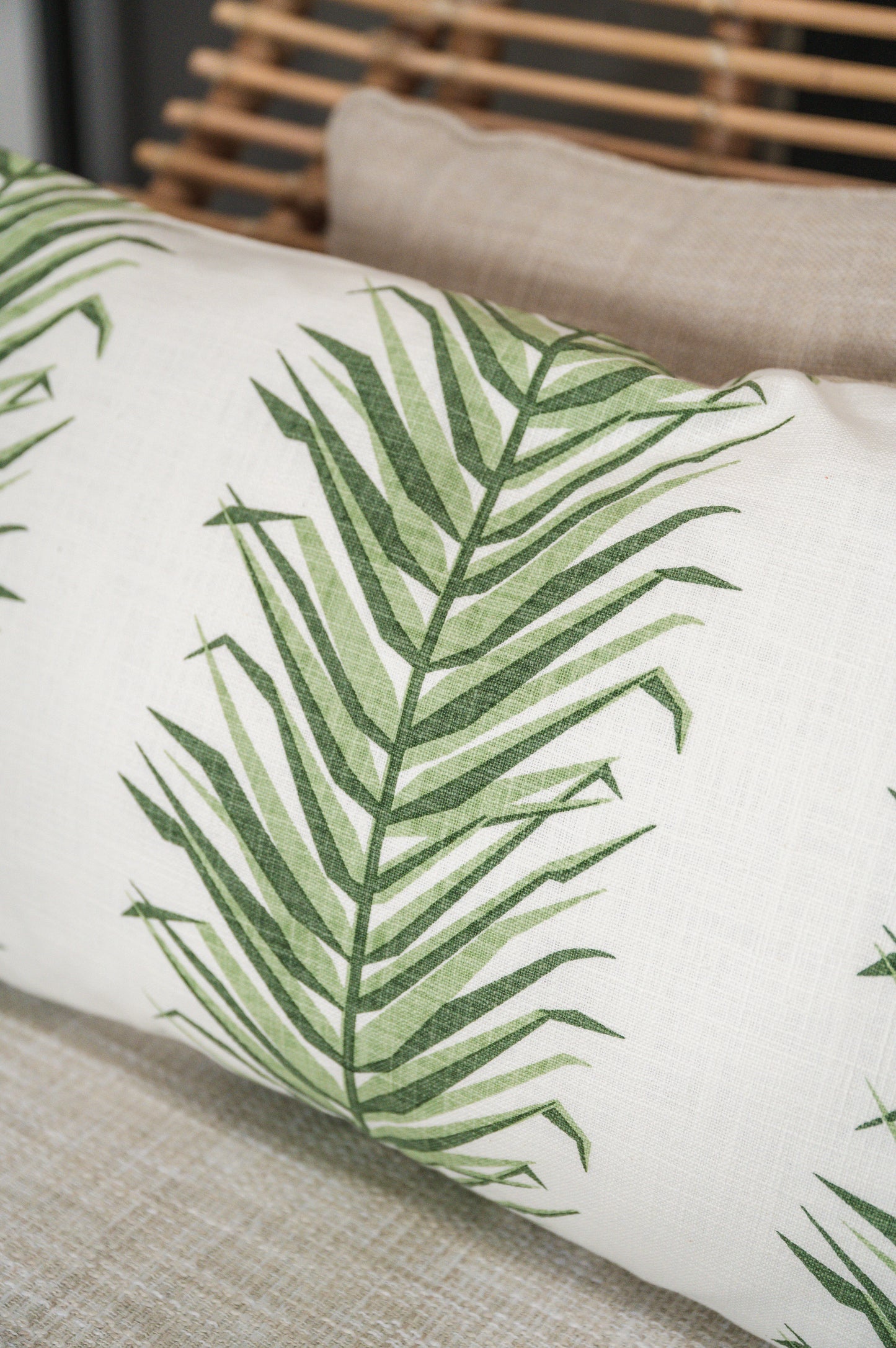 Modern Palms Lumbar Pillow Cover
