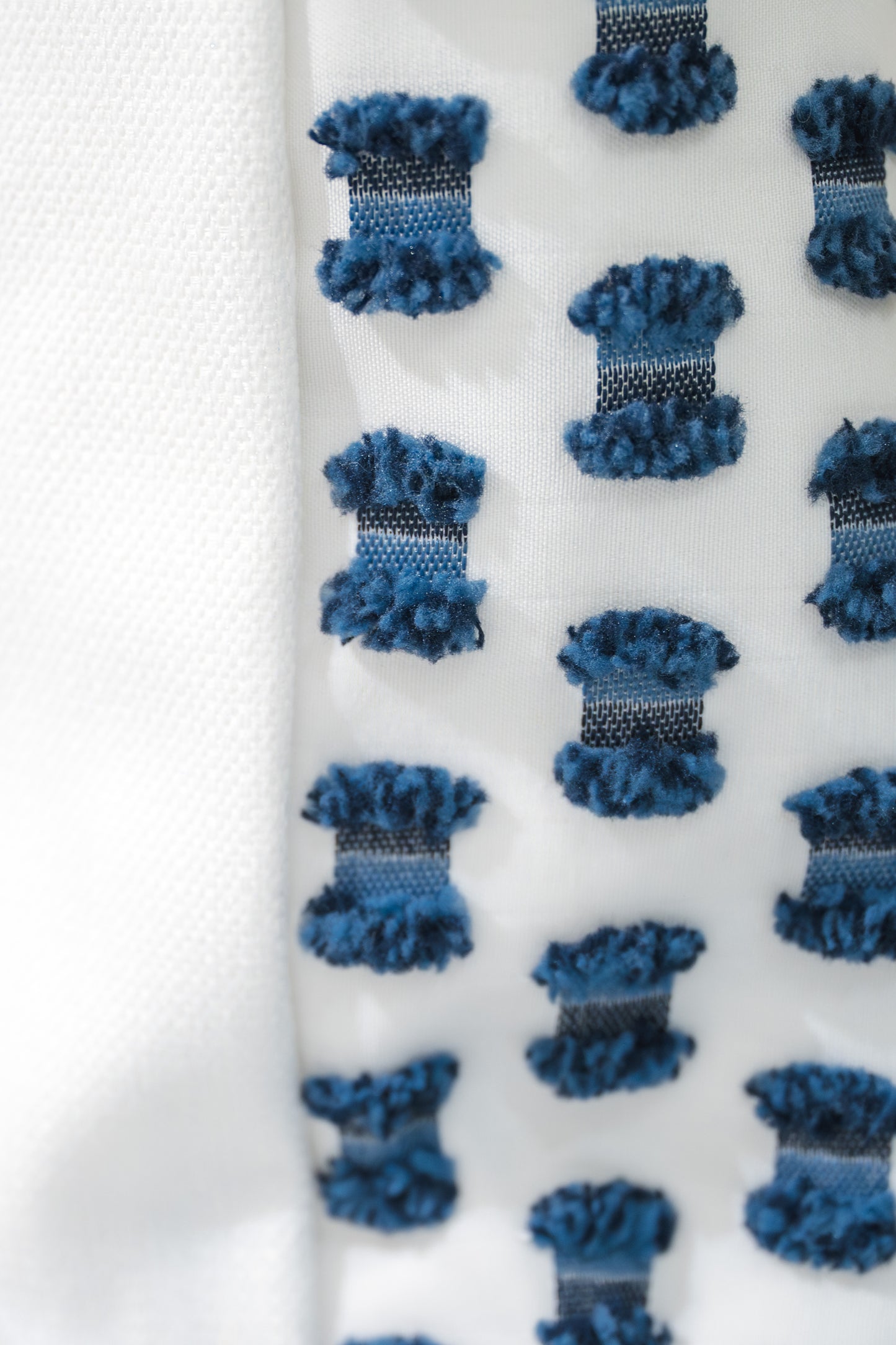 Amalfi Navy & White Pillow Cover I/O