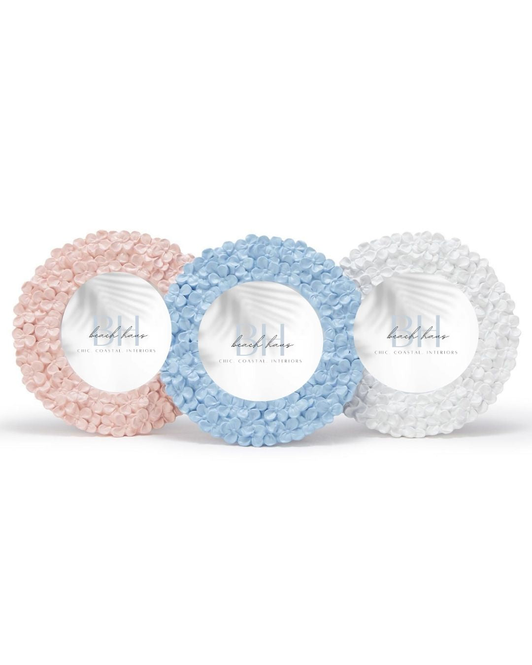 Hydrangea Round Photo Frame