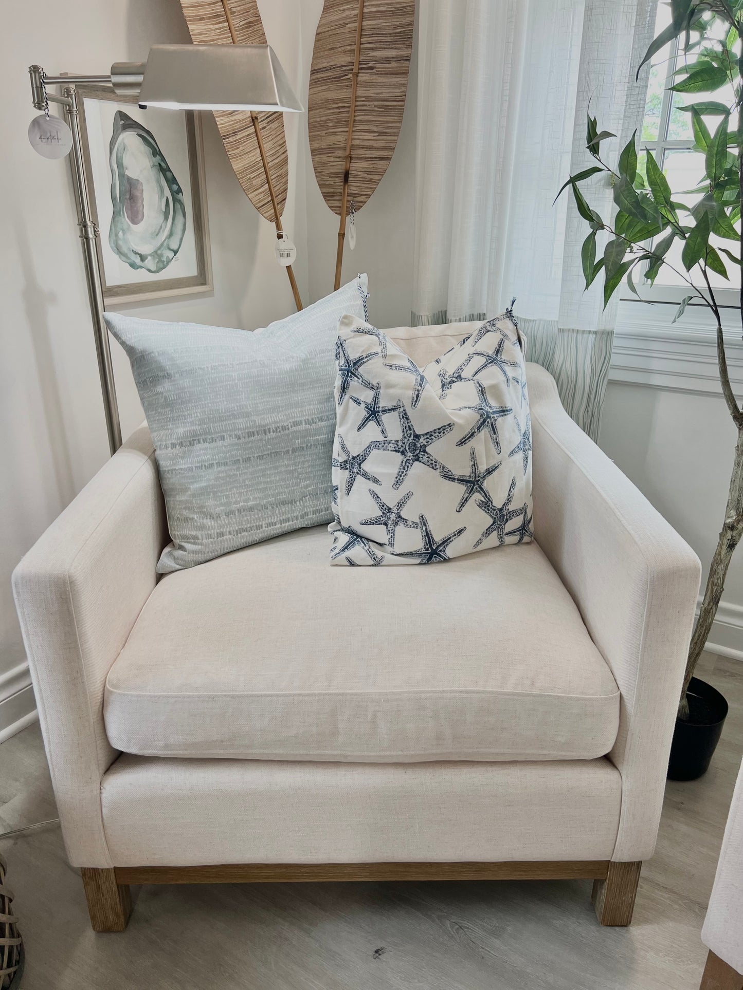 Club Chair With Wooden Feet