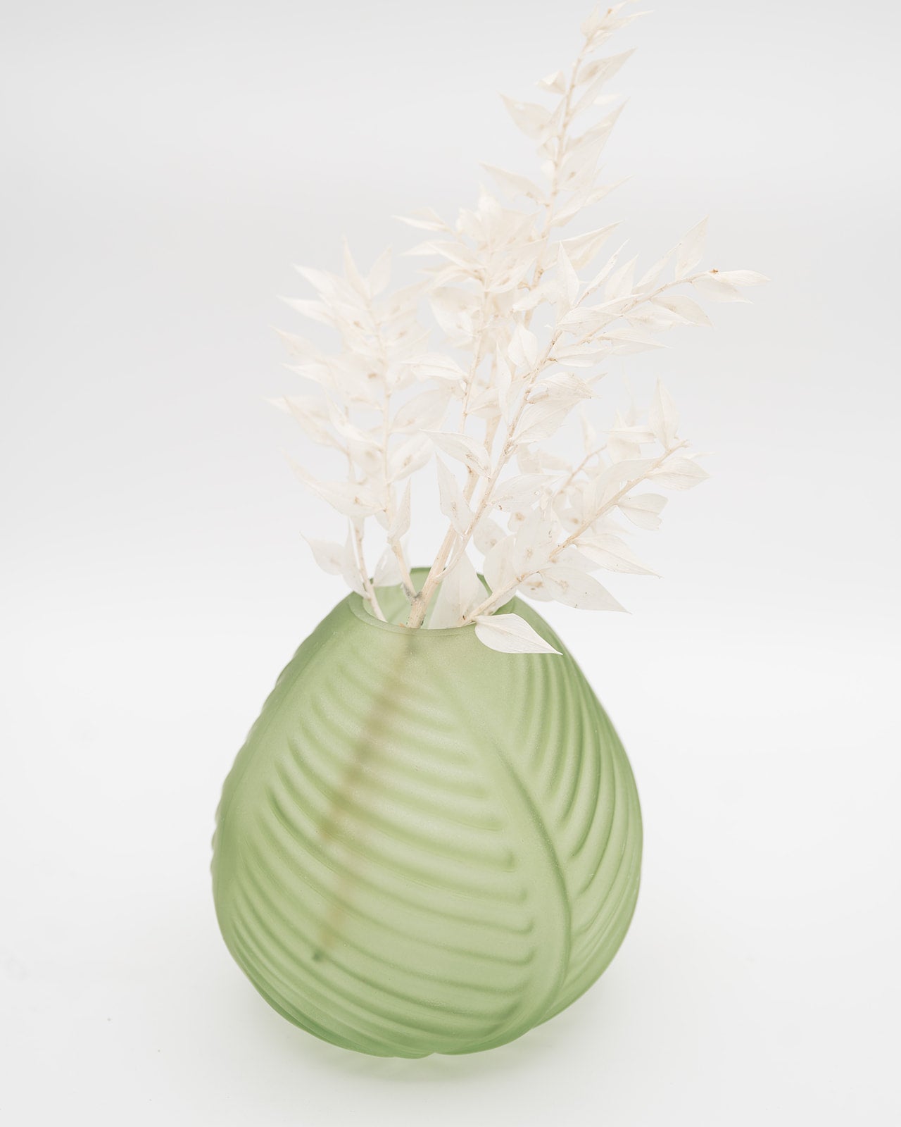 Small Green Leaf Vase