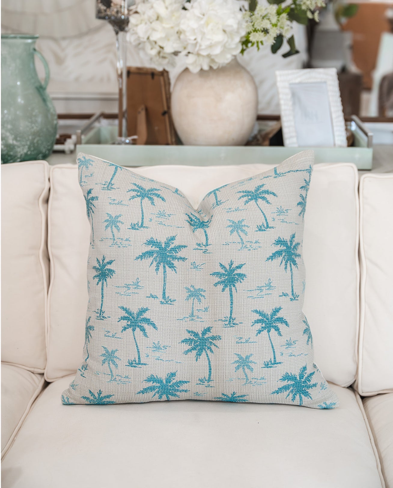 Maldives Indoor/Outdoor Pillow Cover