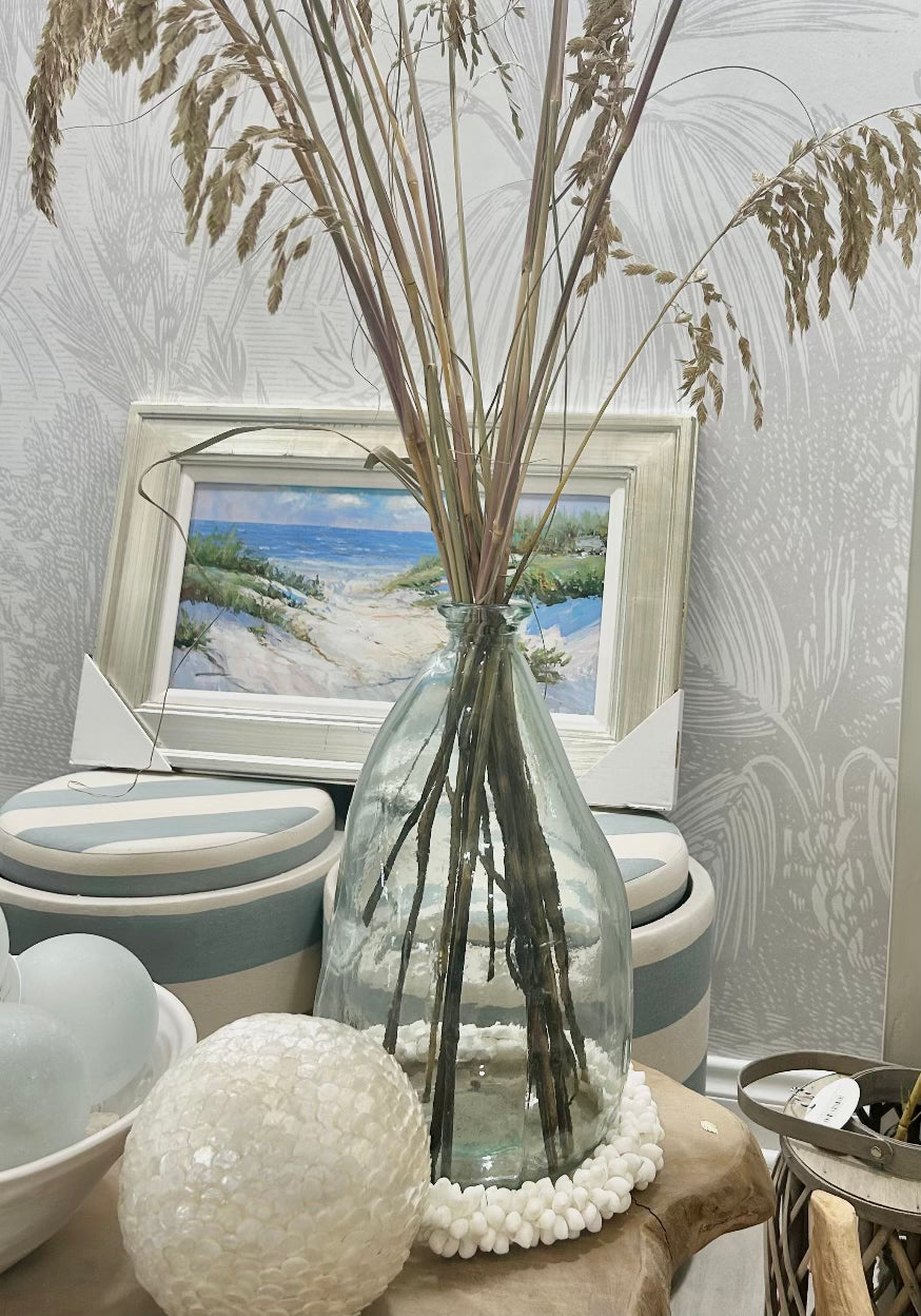 Barcelona Clear Recycled Glass Vase