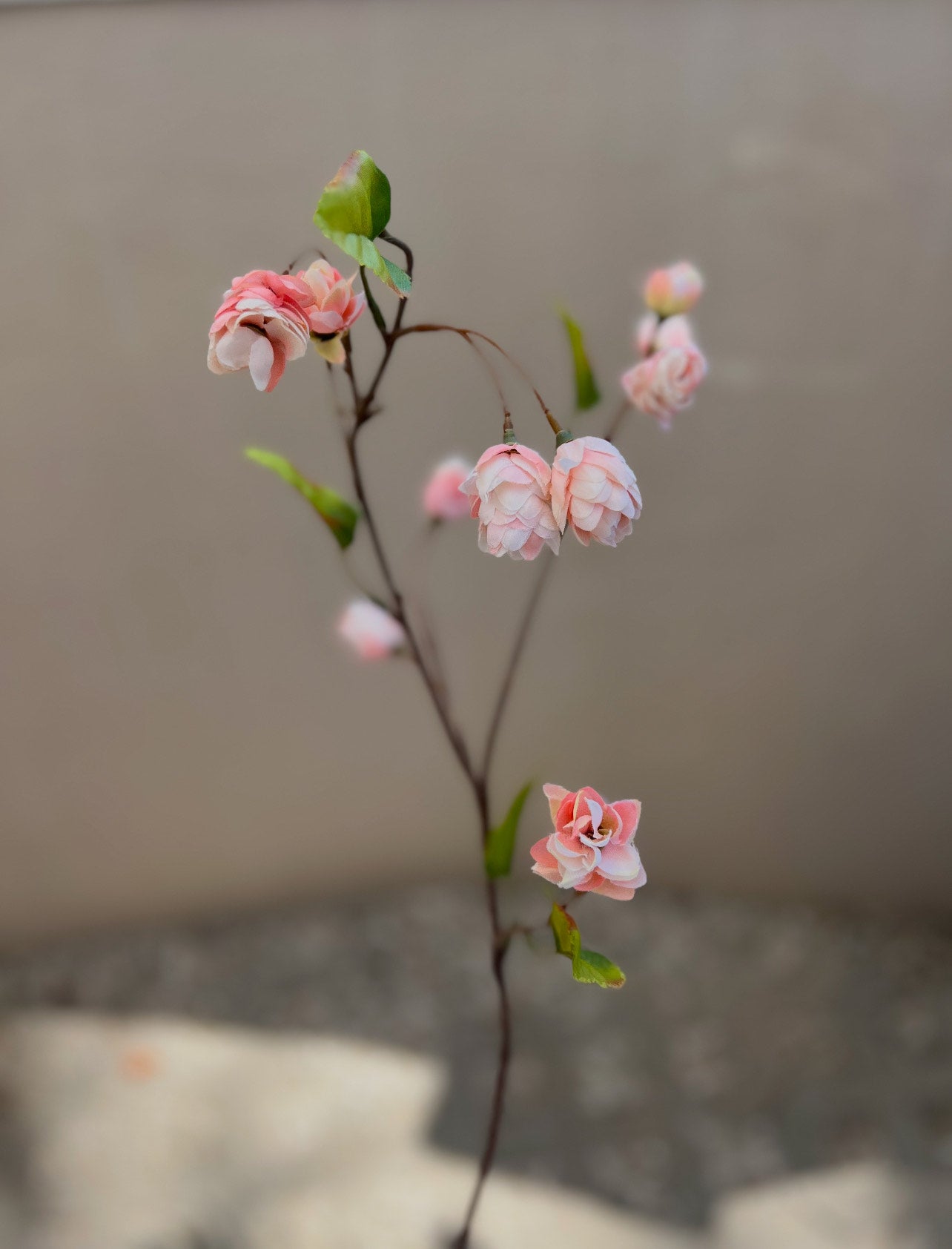 Faux Peony Bud Flower