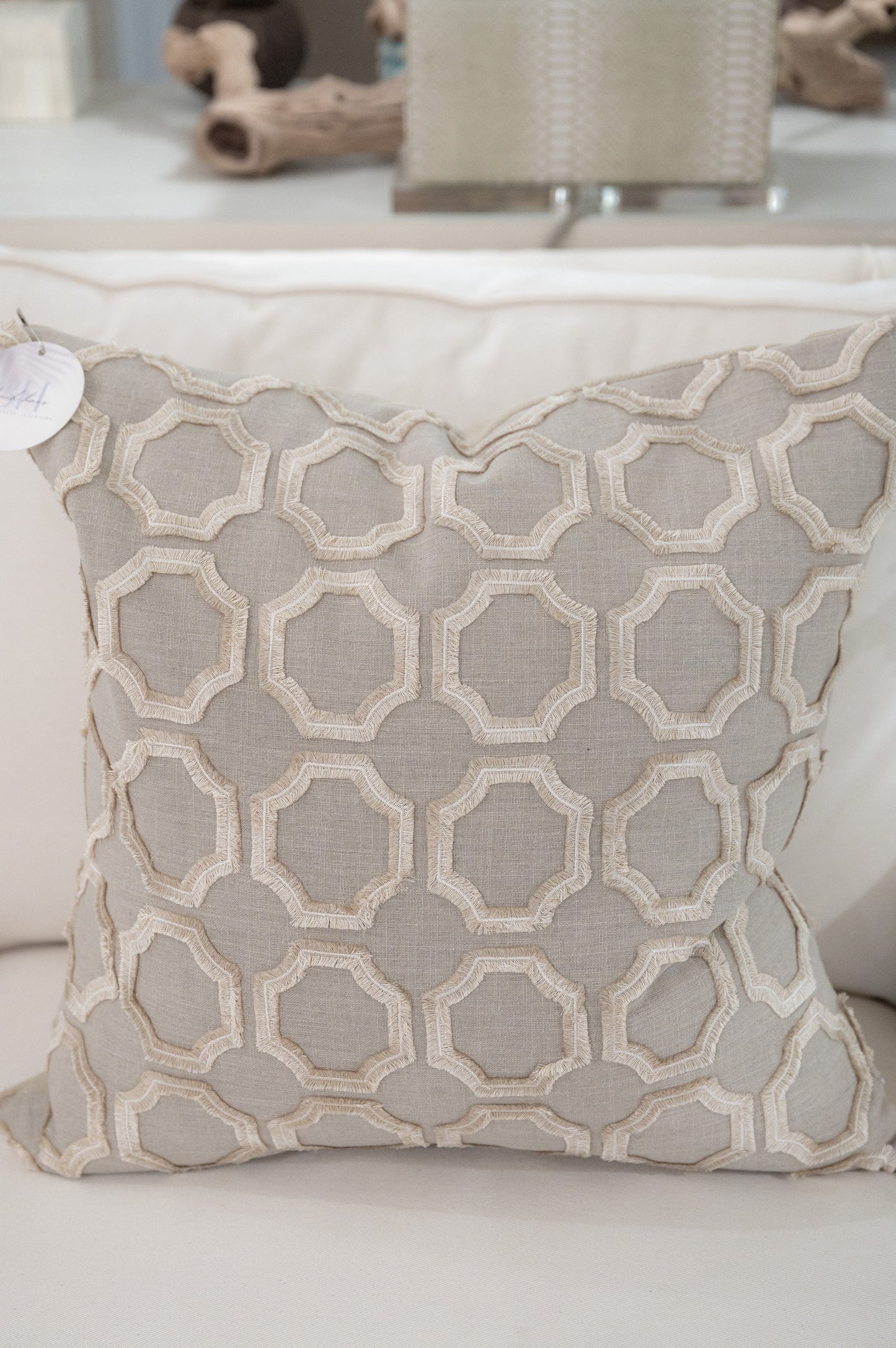 Island Trellis Pillow Cover