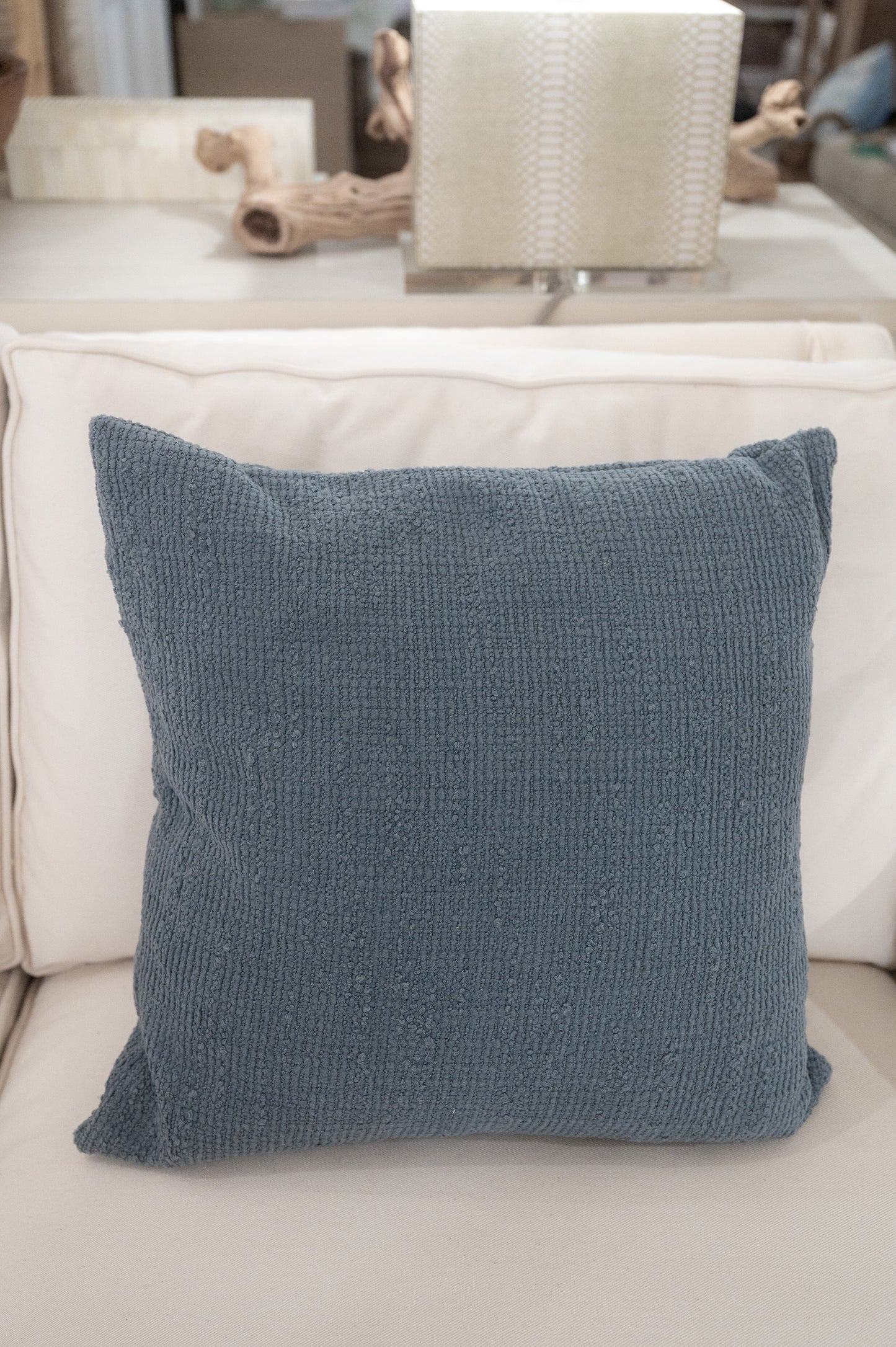 Dusty Blue Pillow Cover