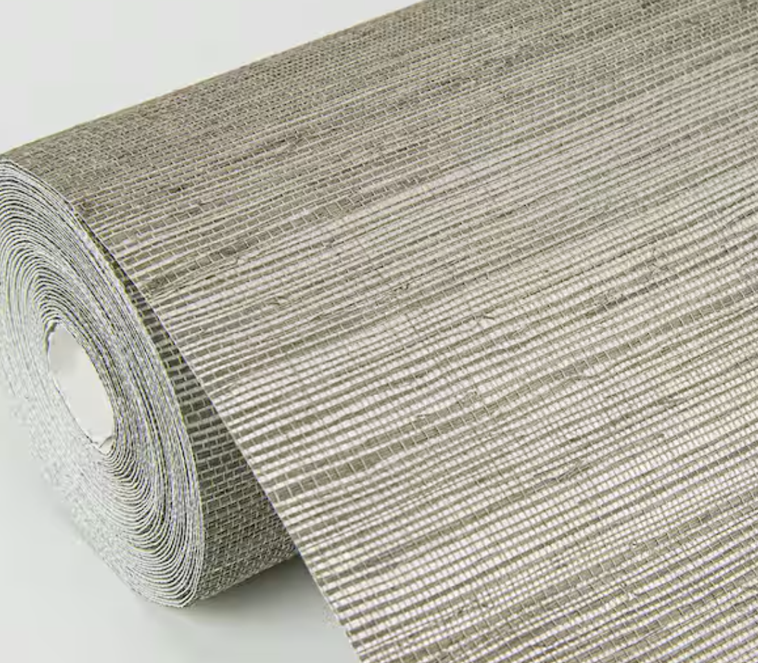 Grasscloth Beige Wallpaper