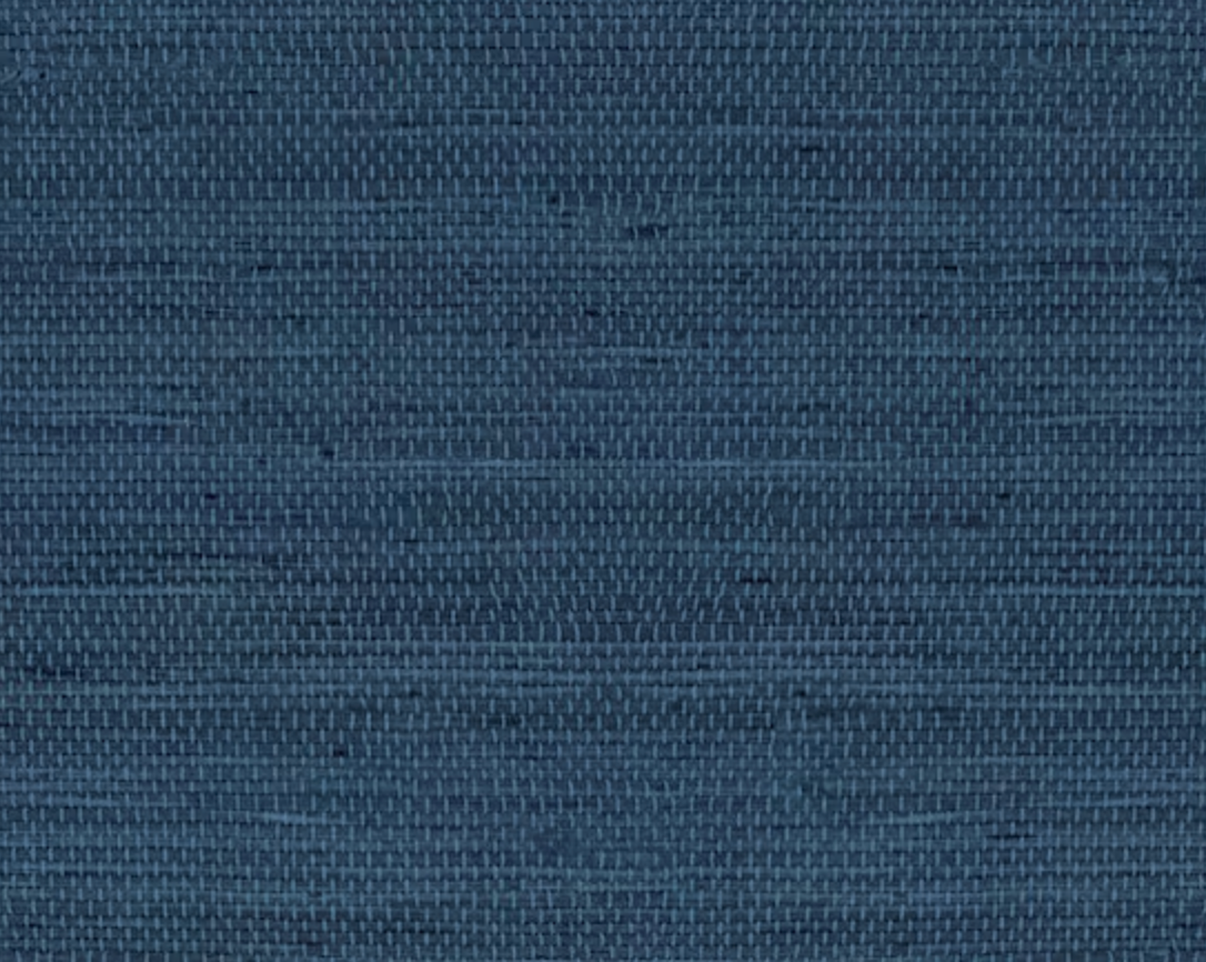 Grasscloth Navy Wallpaper