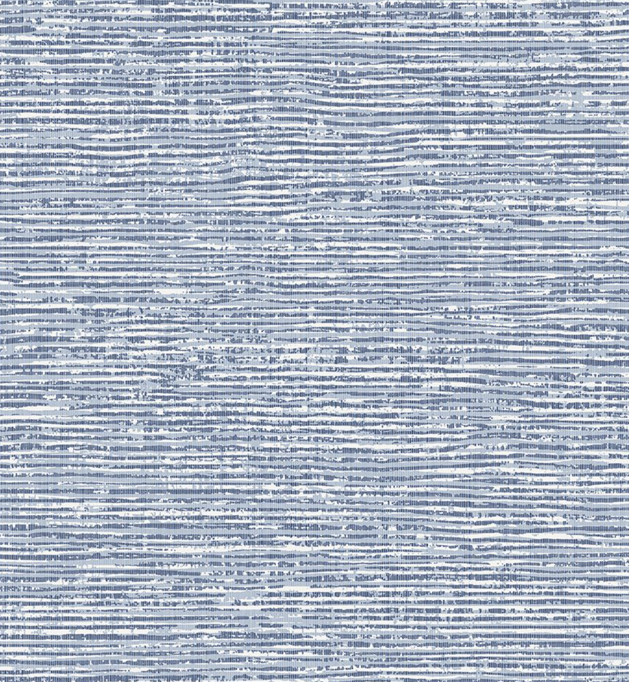Faux Grasscloth Blue & White Wallpaper