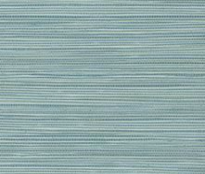 Teal Faux Grasscloth Wallpaper