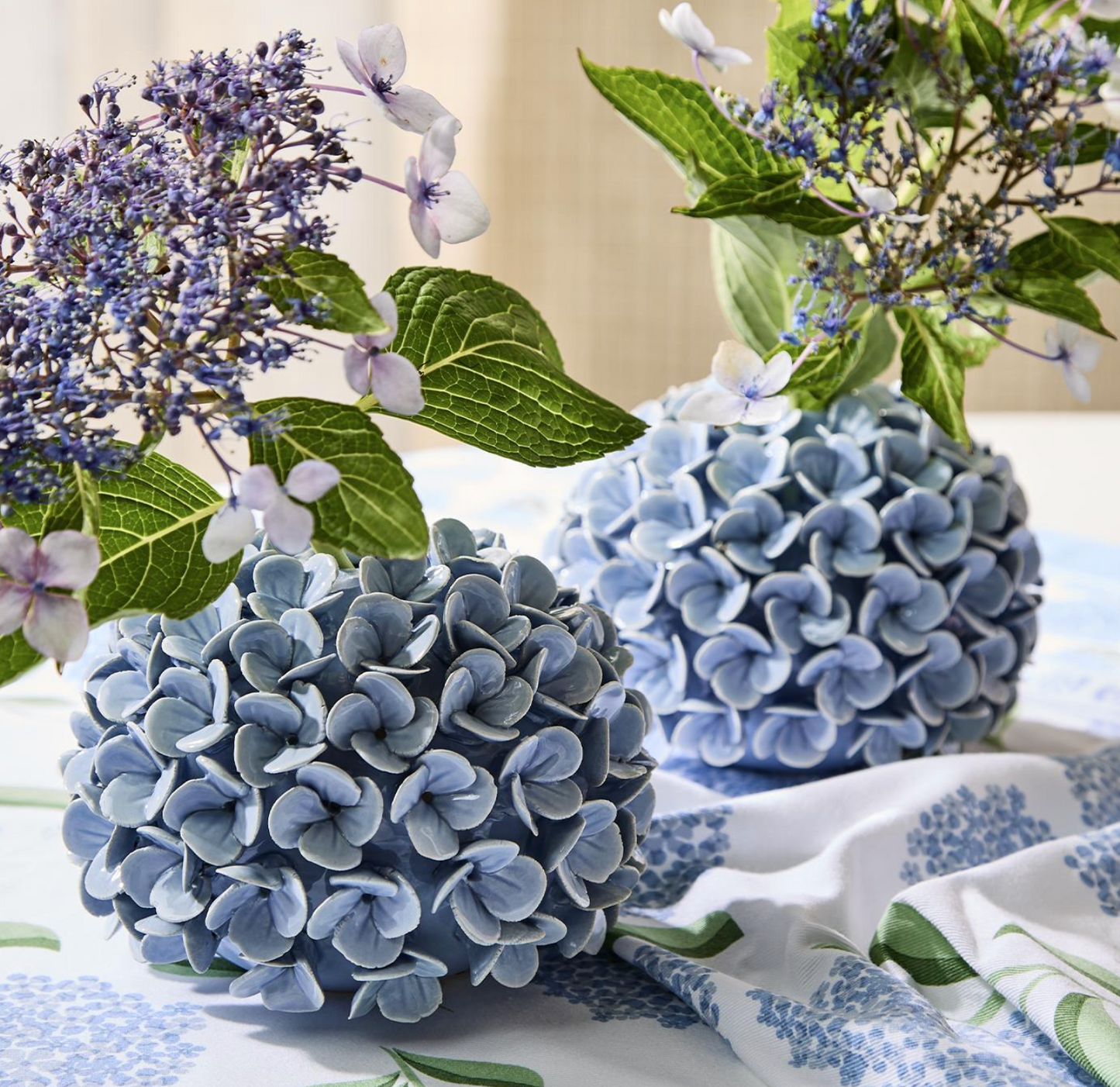 Hydrangea Flower bud vase & candle holder