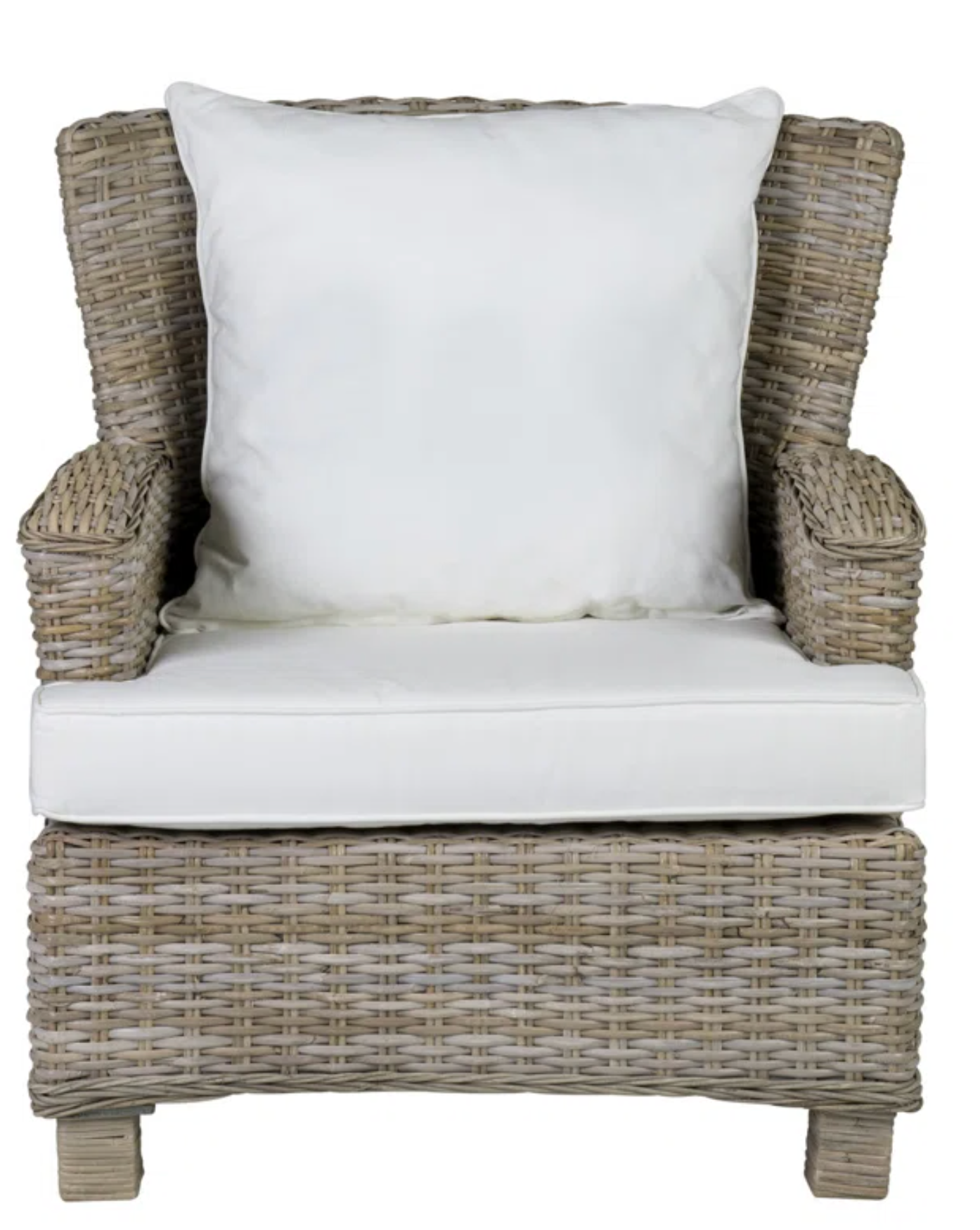 Woven Rattan Side Chair