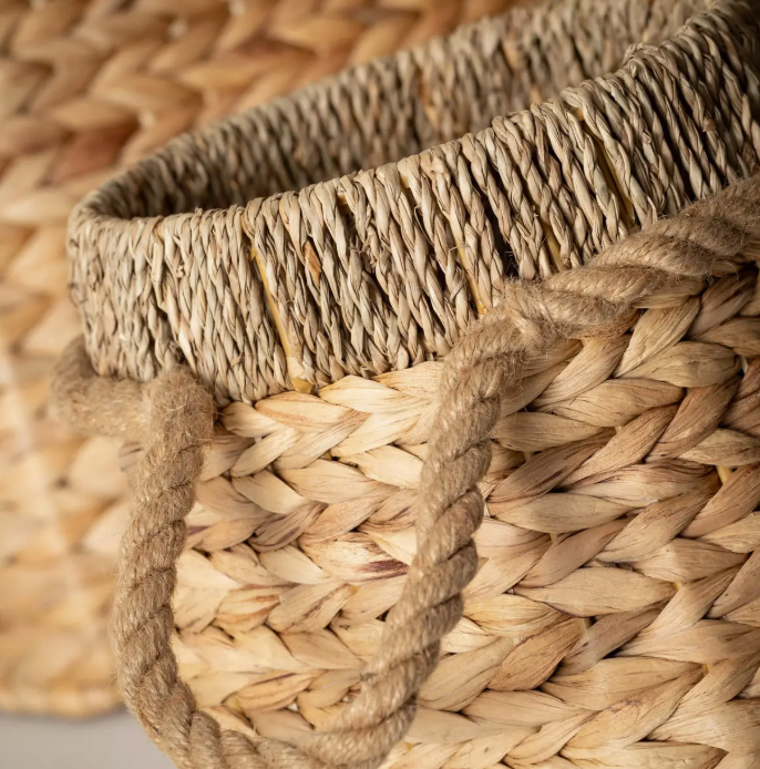 Boca basket with rope handle - small