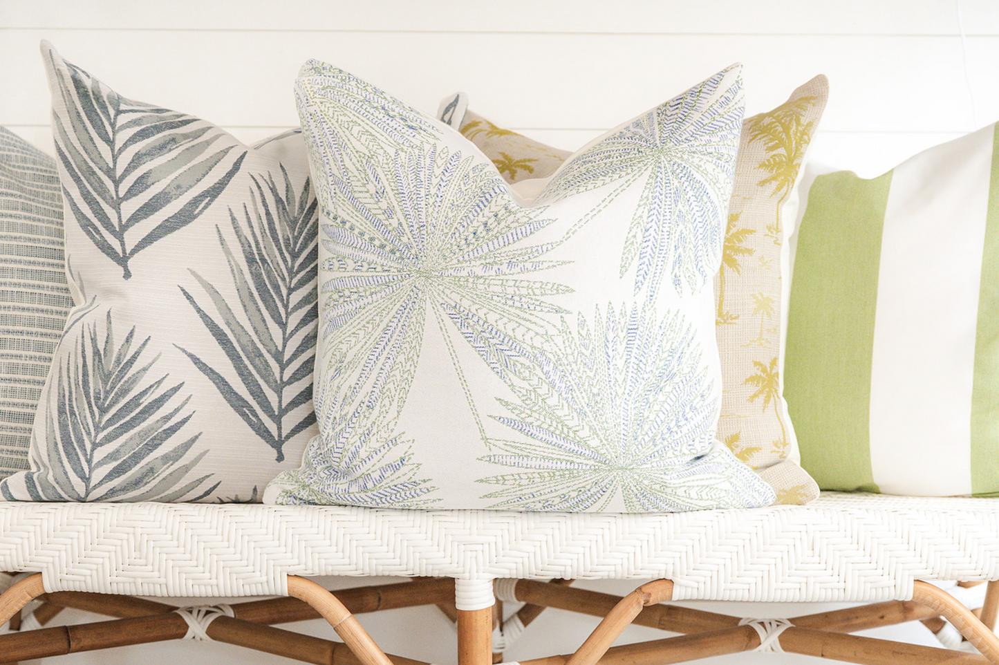Hawaiian Palm Indoor/ Outdoor Pillow Cover