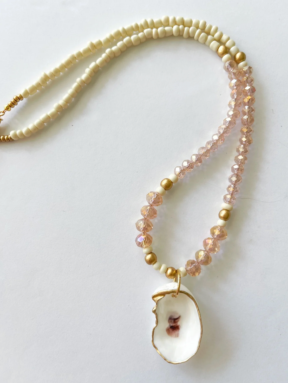 Palmetto Summer- Petite Oyster Necklace