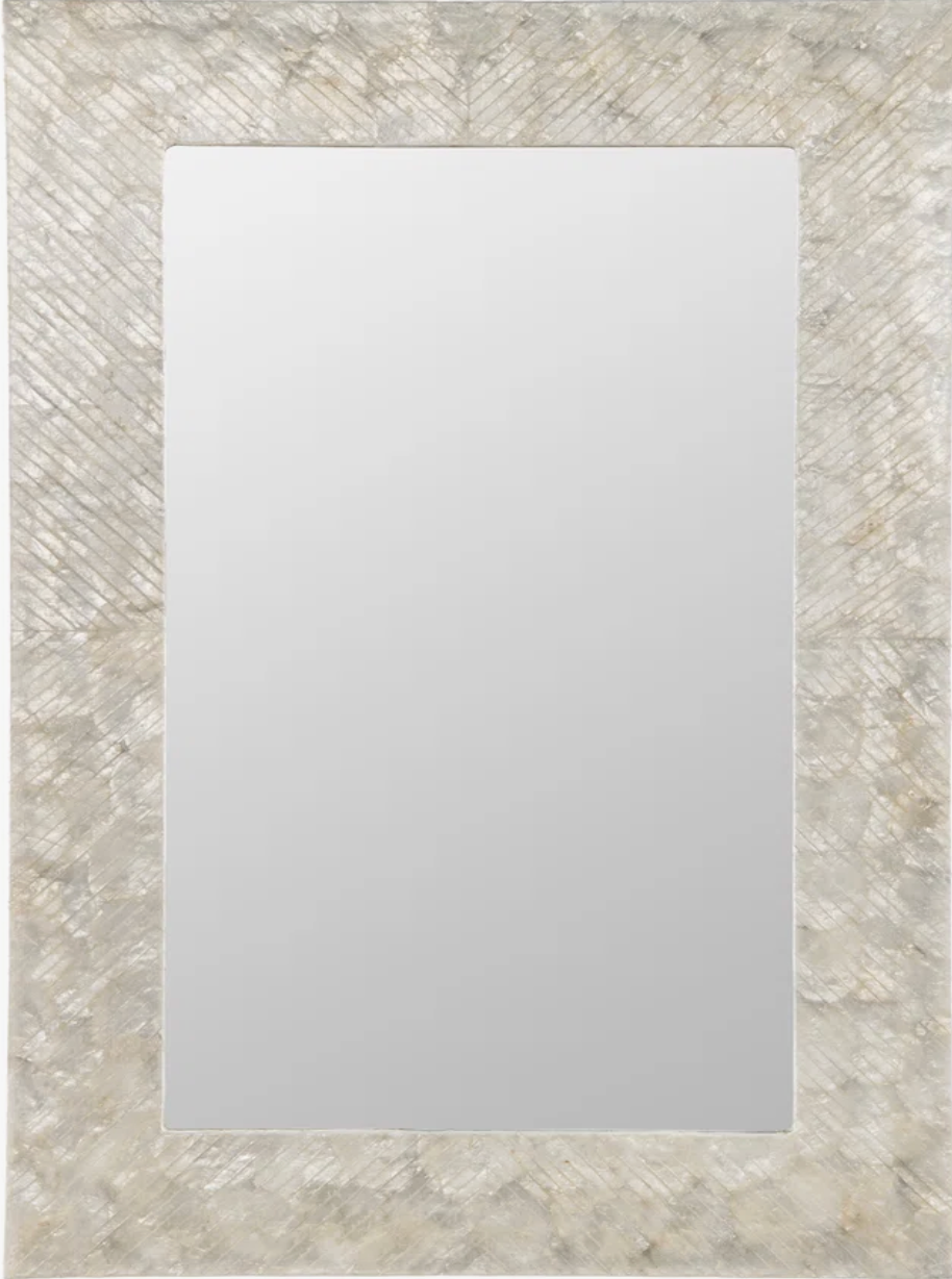 Large Capiz Mirror