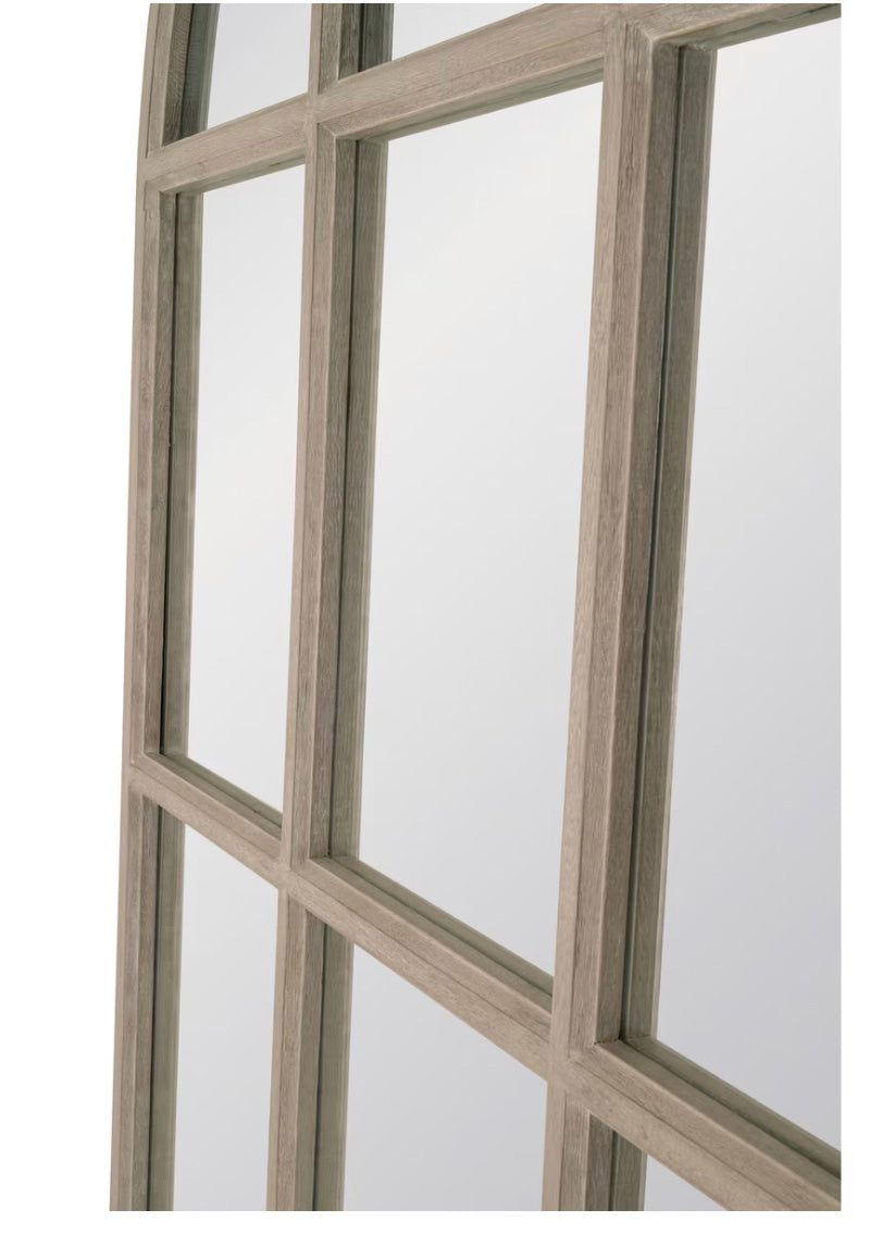 Coastal Grey Arched Mirror