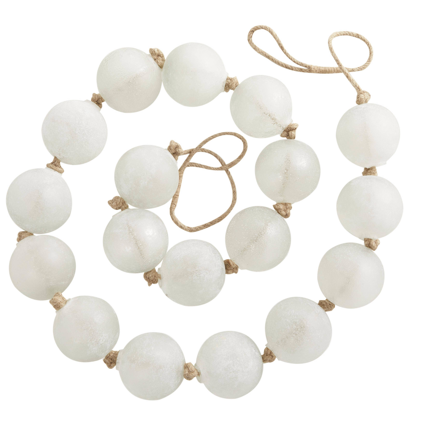 Coastal Glass Garland With Tassel