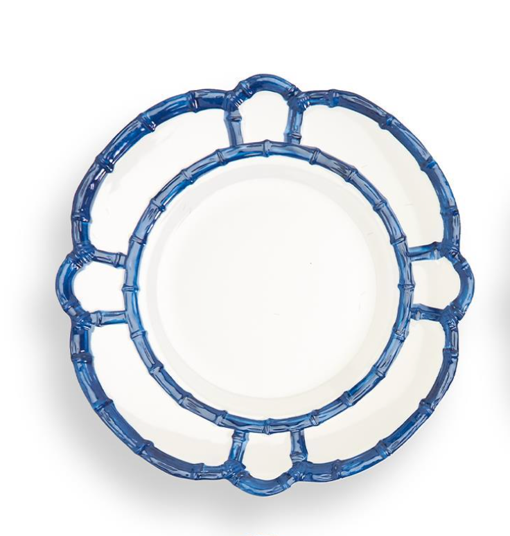 Blue Bamboo Dinner Plate