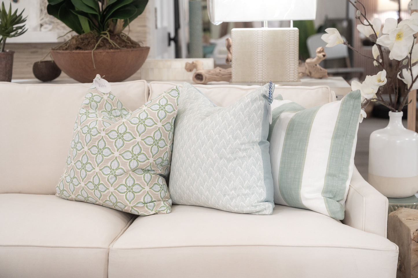 Washed Out Cabana Stripe Pillow Cover