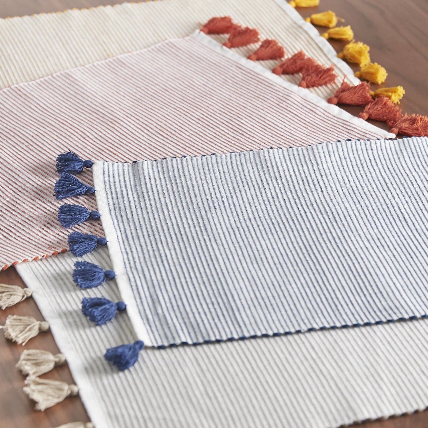 Striped Placemat: Indigo