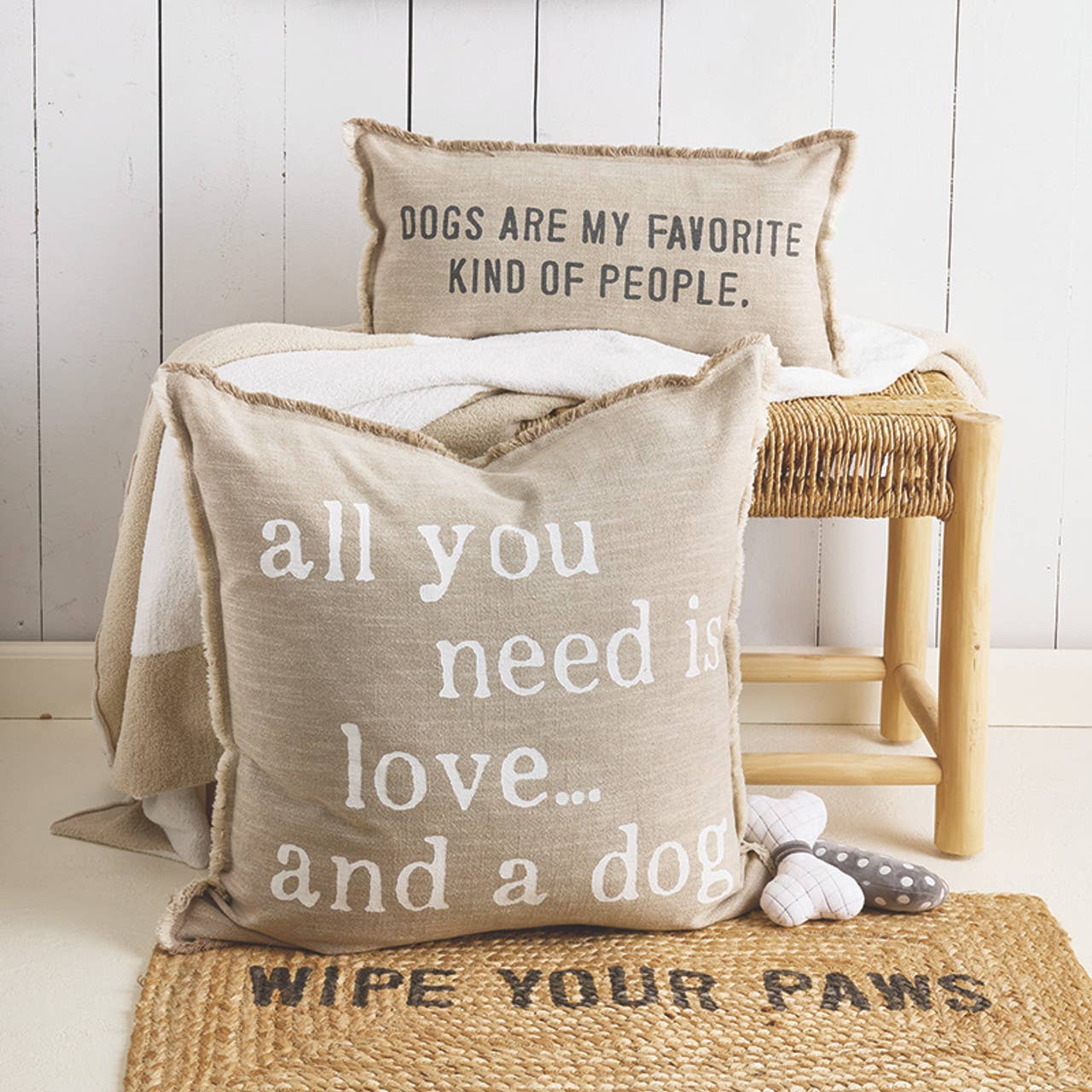 "Wipe Your Paws" Doormat