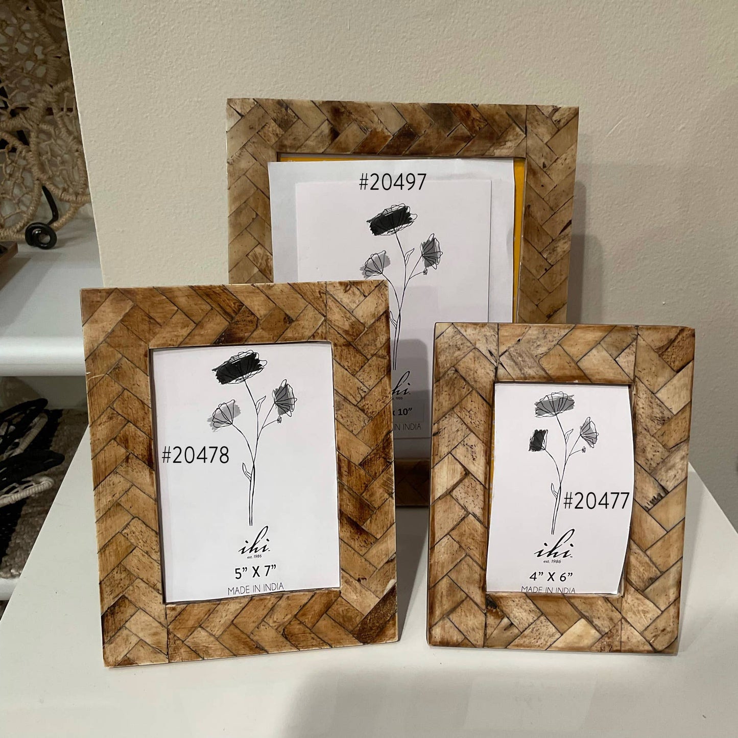 Chevron Photo Frames