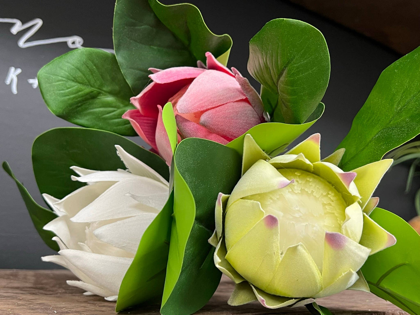 Artificial King Protea Cynaroides