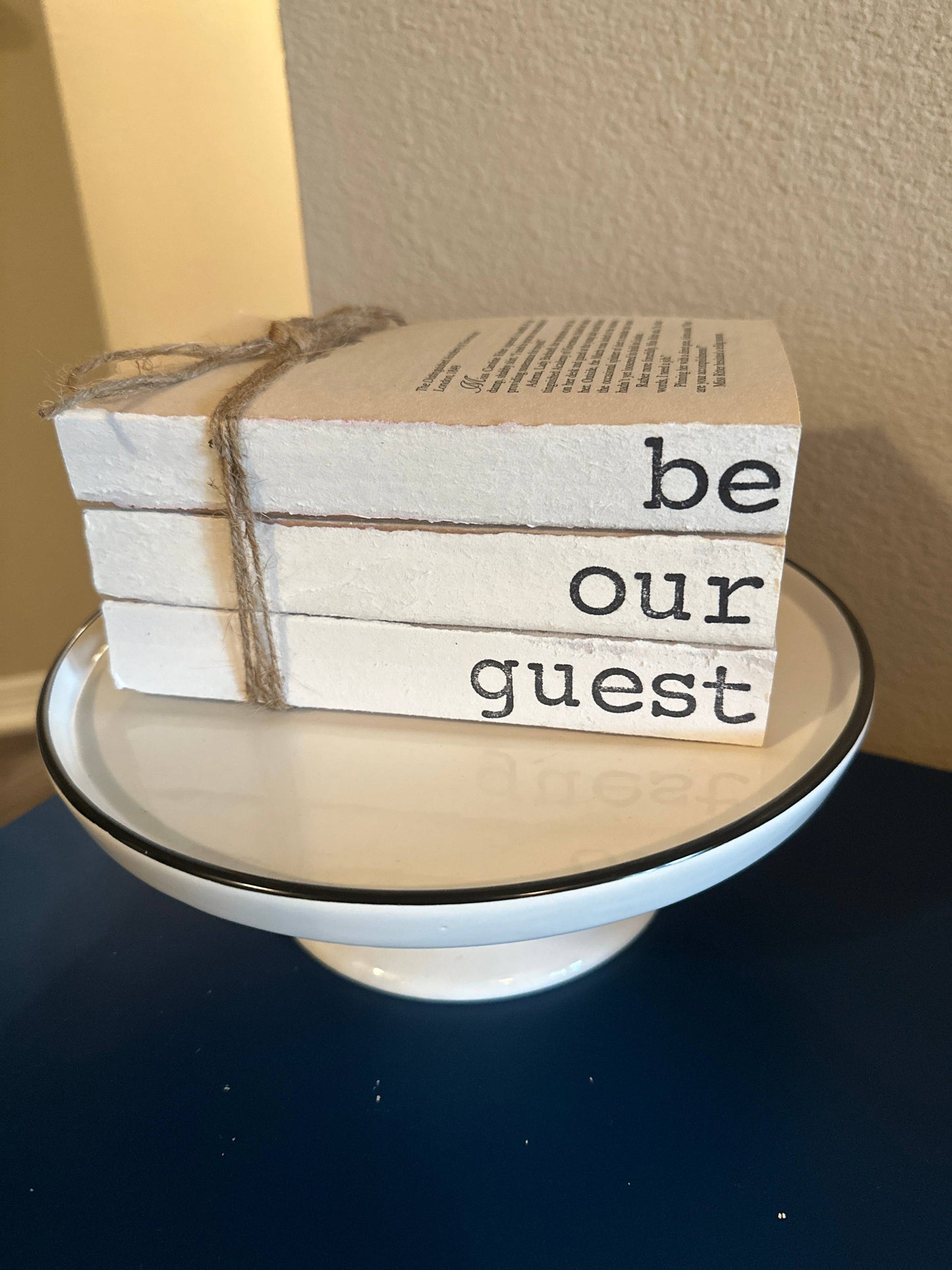 Be Our Guest Book Stack
