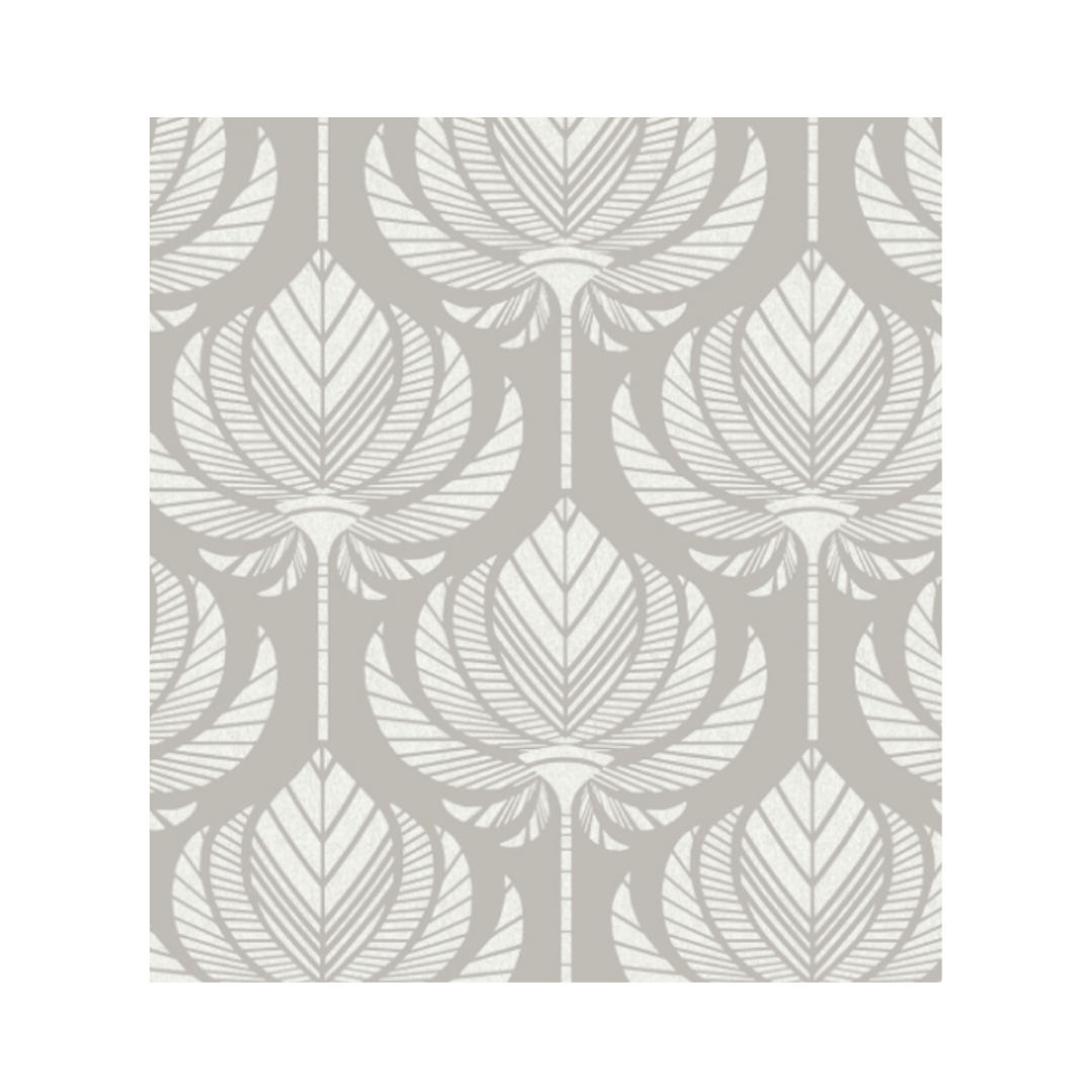 Lotus Flower Wallpaper (Gray)