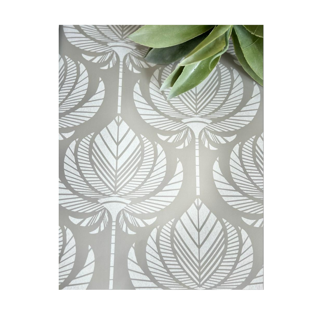 Lotus Flower Wallpaper (Gray)