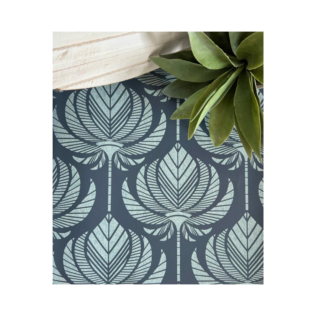Lotus Flower Wallpaper (Blue)