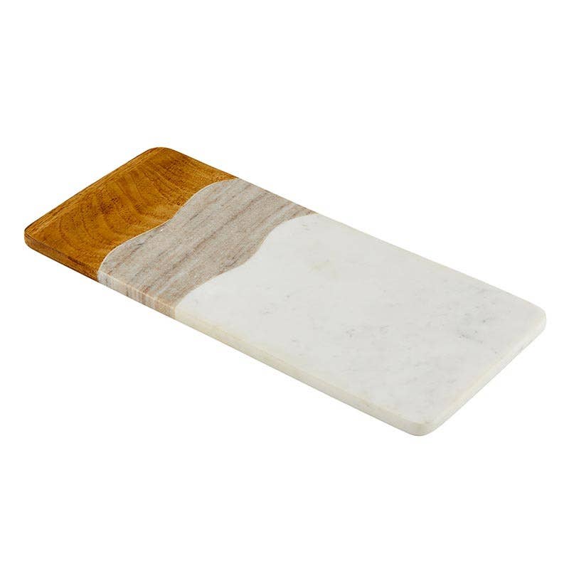 Serving Board - Marble + Wood